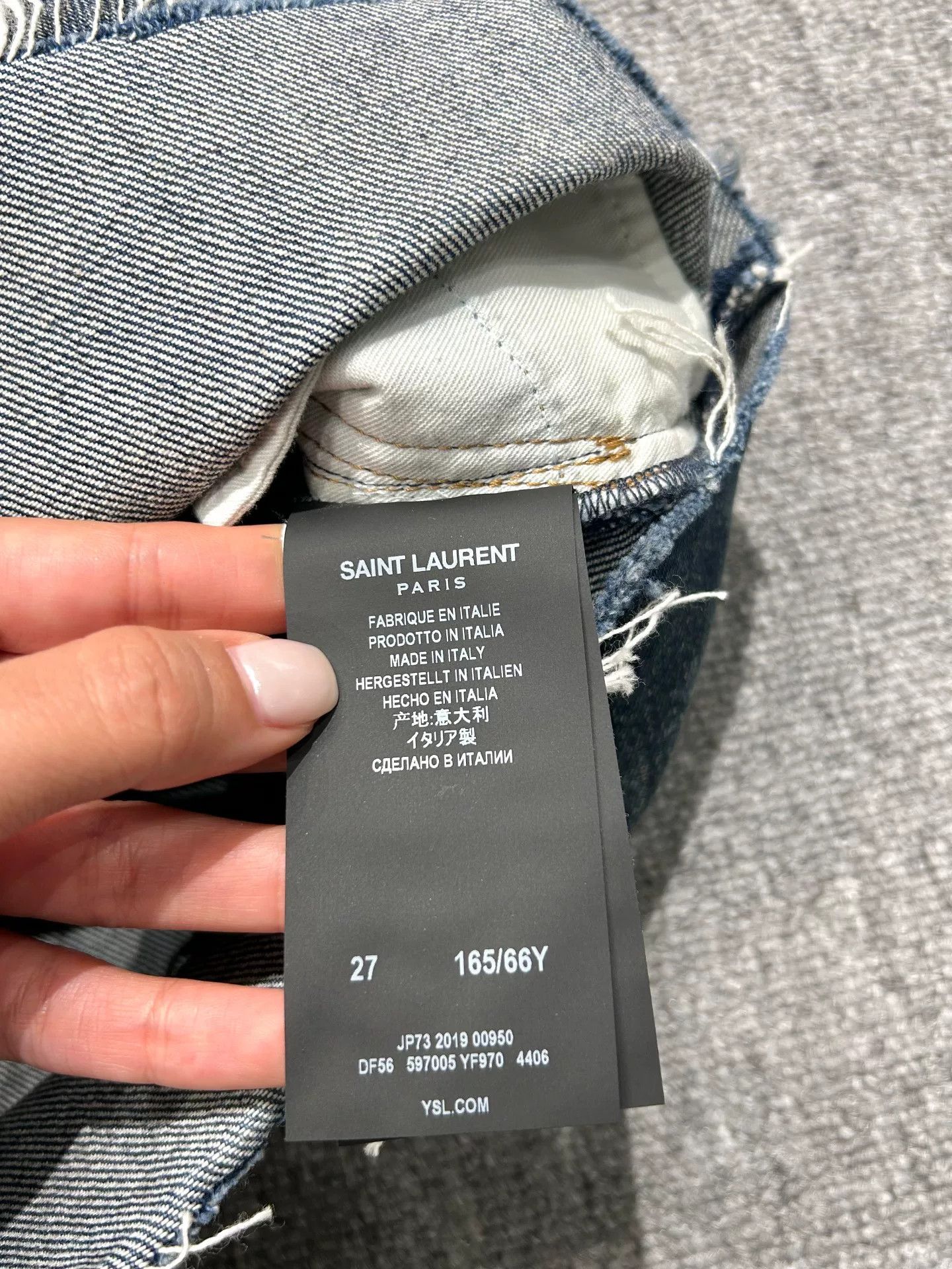 Saint Laurent Paris Saint Laurent Denim Shorts Size 27" / US 4 / IT 40 - 7 Thumbnail
