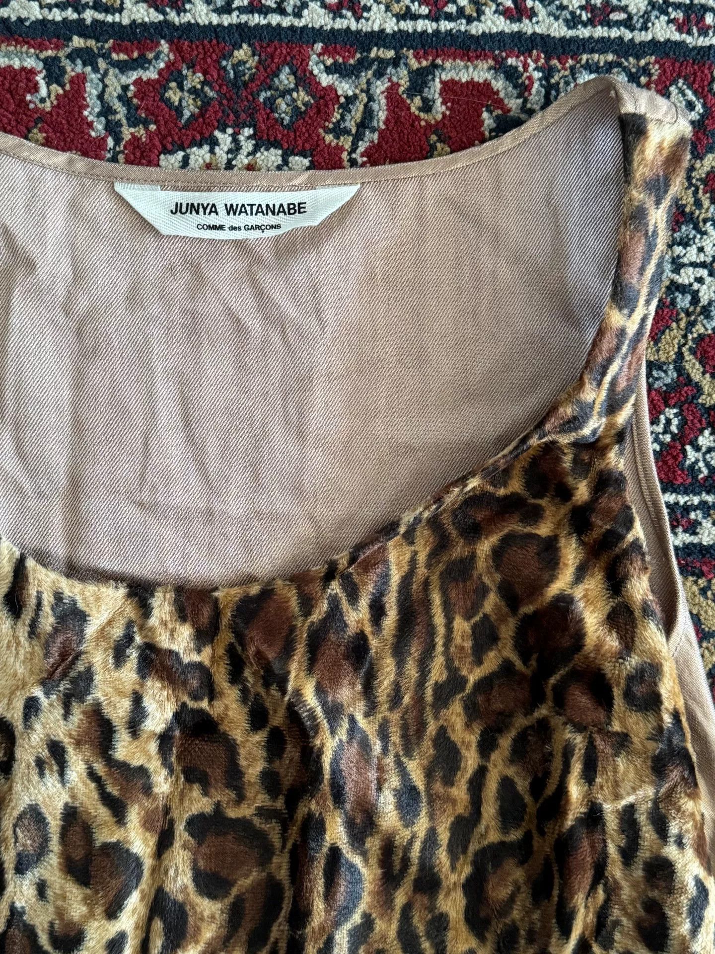 Junya Watanabe Junya Watanabe CDG Leopard Patchwork Dress Size M / US 6-8 / IT 42-44 - 2 Thumbnail