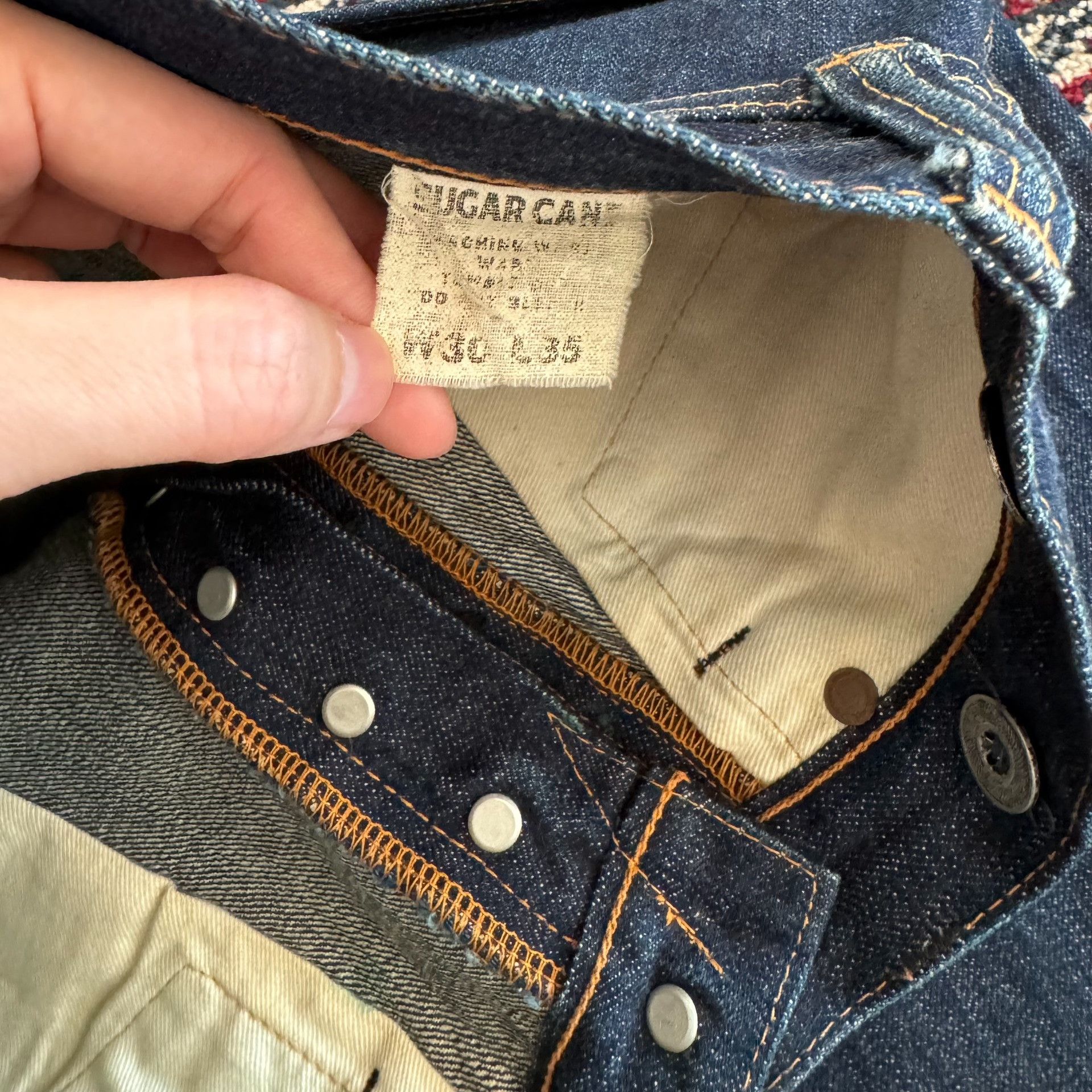 Sugar Cane Sugar Cane Raw Denim Jeans Size US 30 / EU 46 - 5 Thumbnail