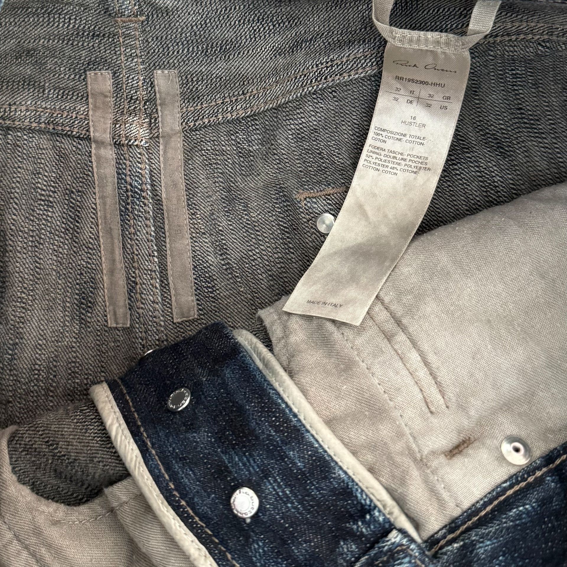 Rick Owens Rick Owens 19SS Mainline Slub Denim Skirt Size US 32 / EU 48 - 5 Thumbnail