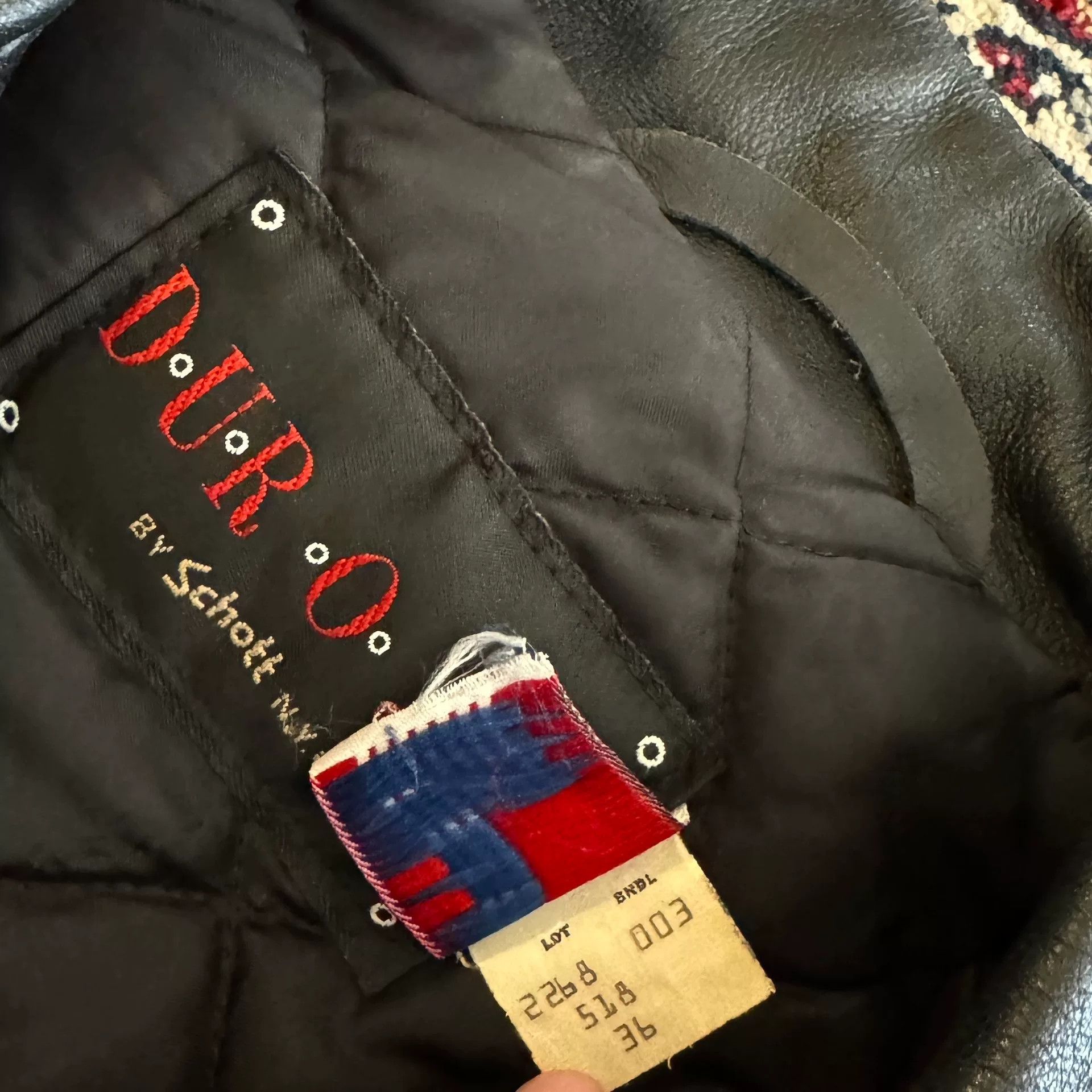 Schott Schott American Vintage Diagonal Zip Leather Jacket Size US S / EU 44-46 / 1 - 9 Thumbnail