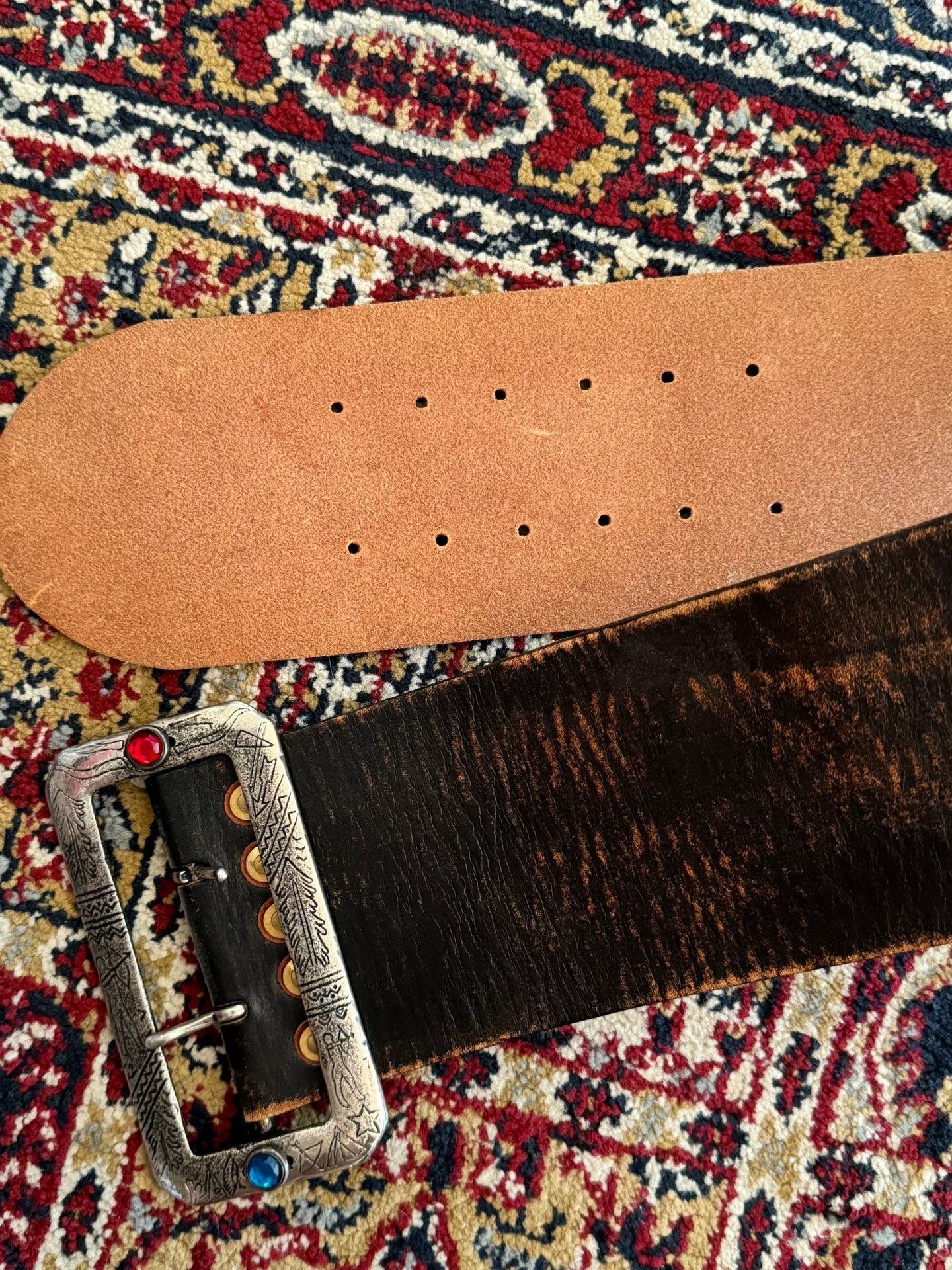 Kapital Kapital Western Belt with Gem Embellishments Size ONE SIZE - 5 Thumbnail
