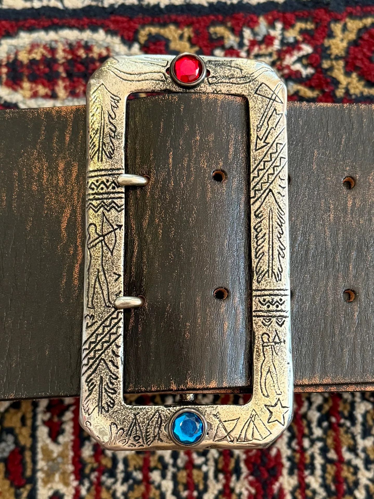 Kapital Kapital Western Belt with Gem Embellishments Size ONE SIZE - 2 Thumbnail