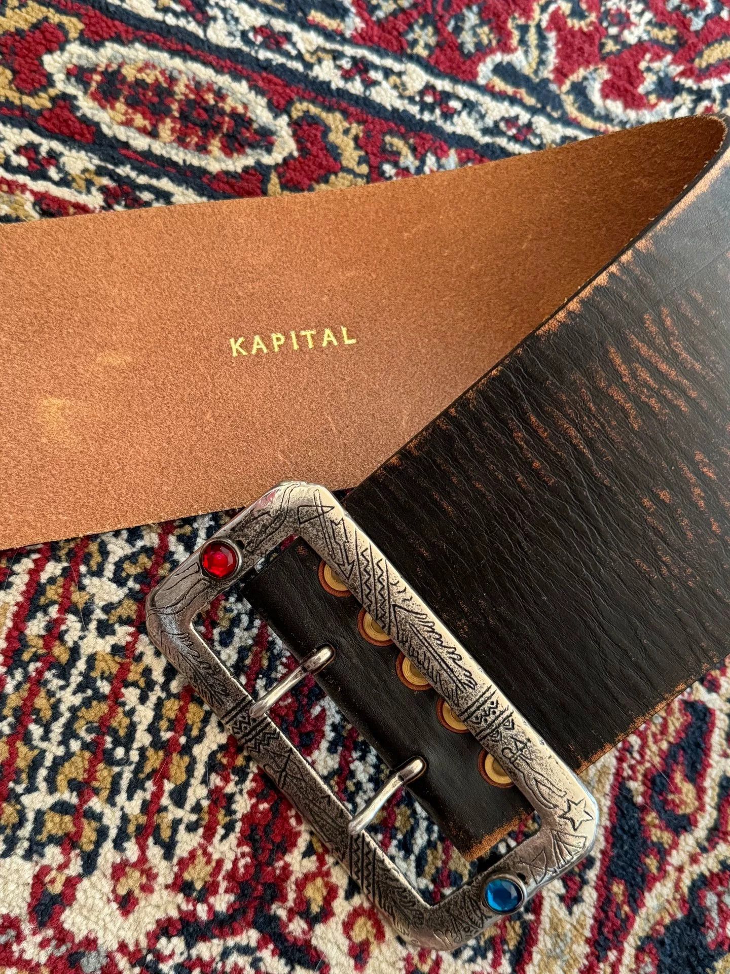 Kapital Kapital Western Belt with Gem Embellishments Size ONE SIZE - 3 Thumbnail