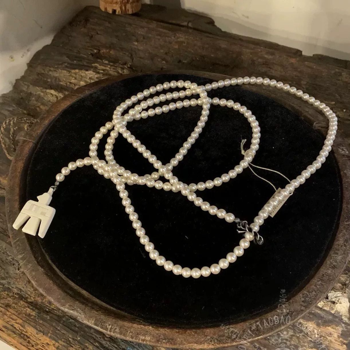 Kapital Kapital Pearl Thunderbird Adjustable Necklace Size ONE SIZE - 4 Thumbnail