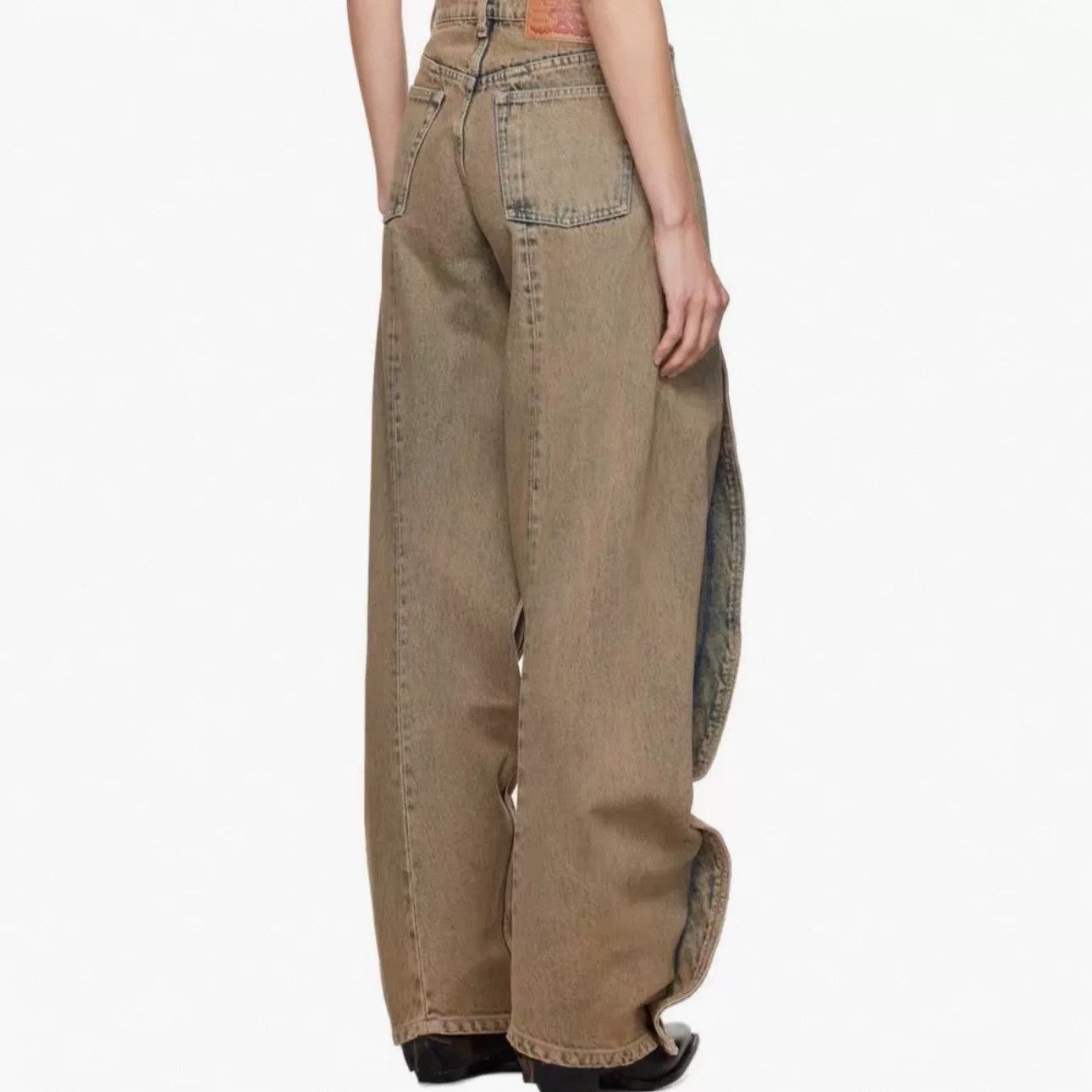 Y/Project Y/Project Pleated Double-Layer Banana Jeans Size US 28 / EU 44 - 8 Thumbnail
