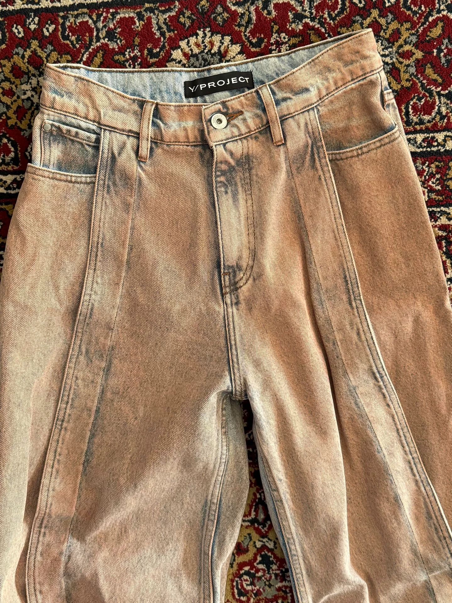 Y/Project Y/Project Pleated Double-Layer Banana Jeans Size US 28 / EU 44 - 2 Thumbnail
