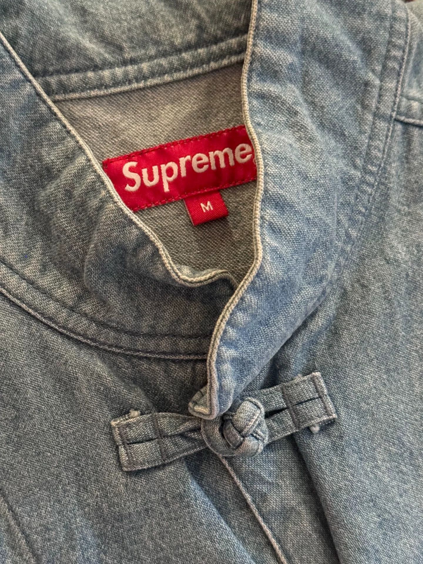 Supreme Supreme Denim Tangzhuang Jacket Size US M / EU 48-50 / 2 - 3 Thumbnail