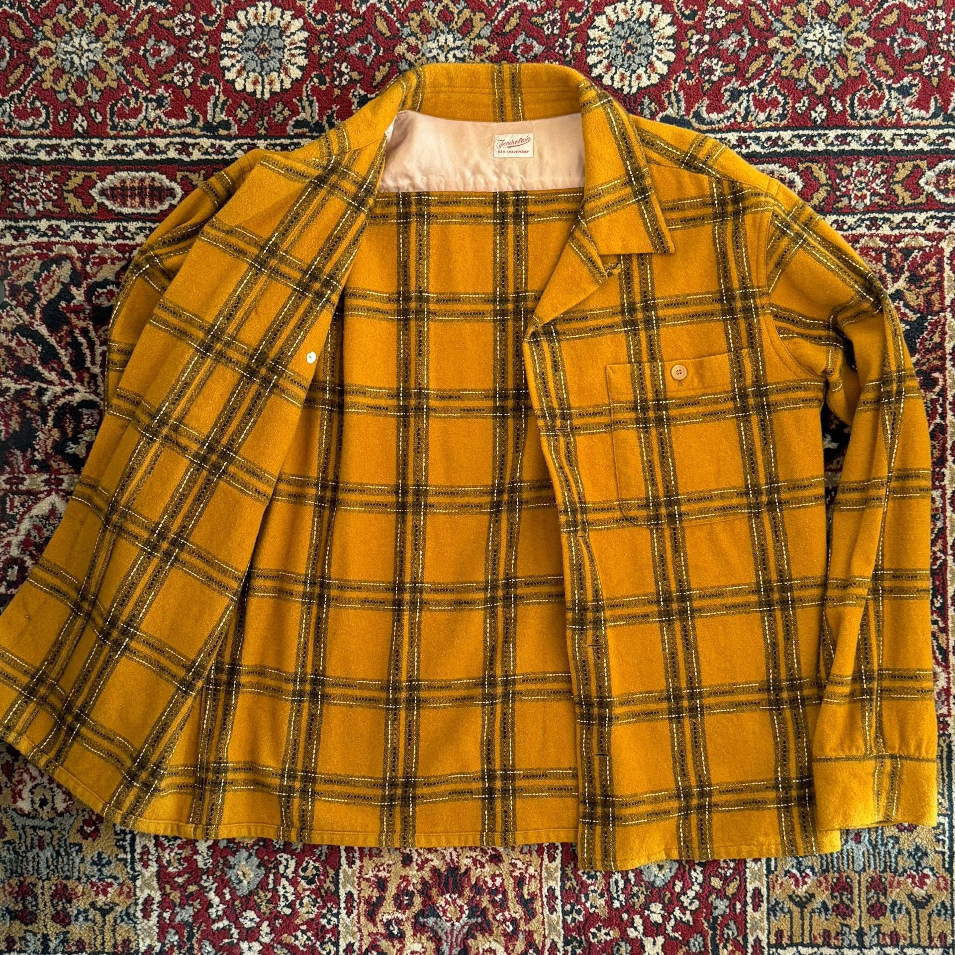 Tenderloin TENDERLOIN Wool Plaid Shirt Jacket Size US S / EU 44-46 / 1 - 2 Thumbnail