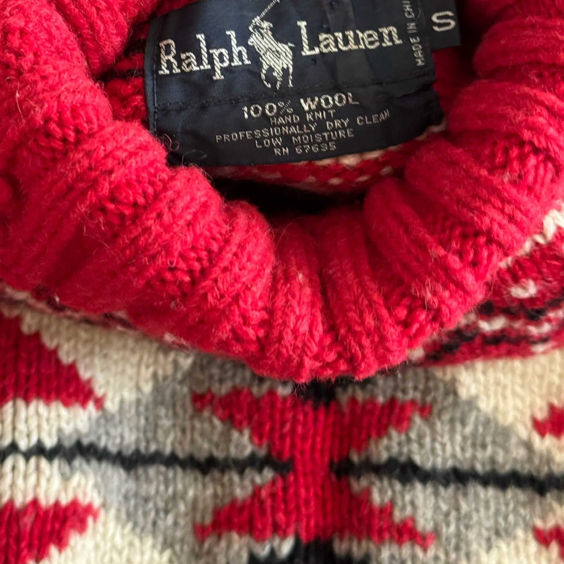 Polo Ralph Lauren Polo Ralph Lauren Wool Navajo Sweater Size US L / EU 52-54 / 3 - 3 Thumbnail