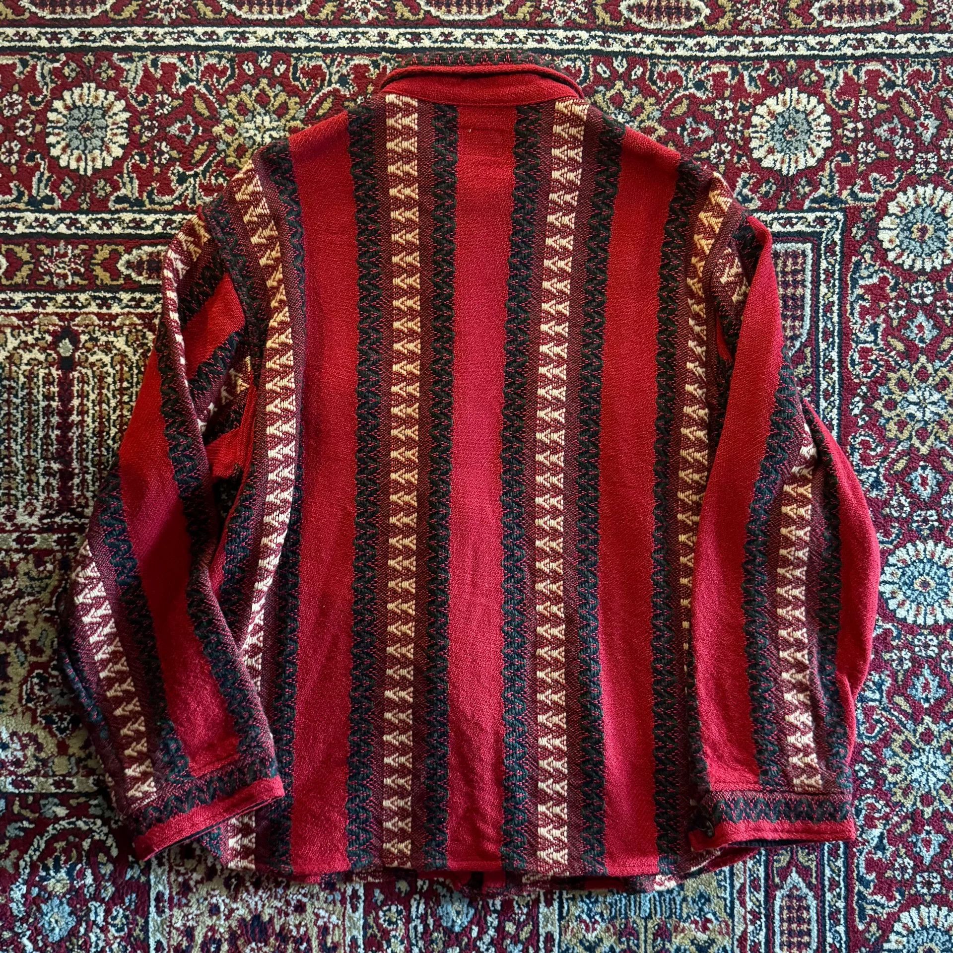 Tenderloin Tenderloin Red Stripe Wool Shirt Size US L / EU 52-54 / 3 - 4 Thumbnail