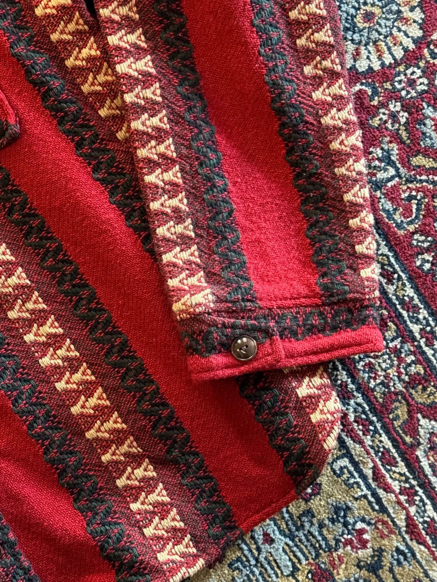 Tenderloin Tenderloin Red Stripe Wool Shirt Size US L / EU 52-54 / 3 - 3 Thumbnail