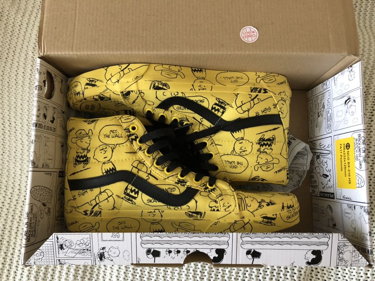 Charlie brown maize vans best sale