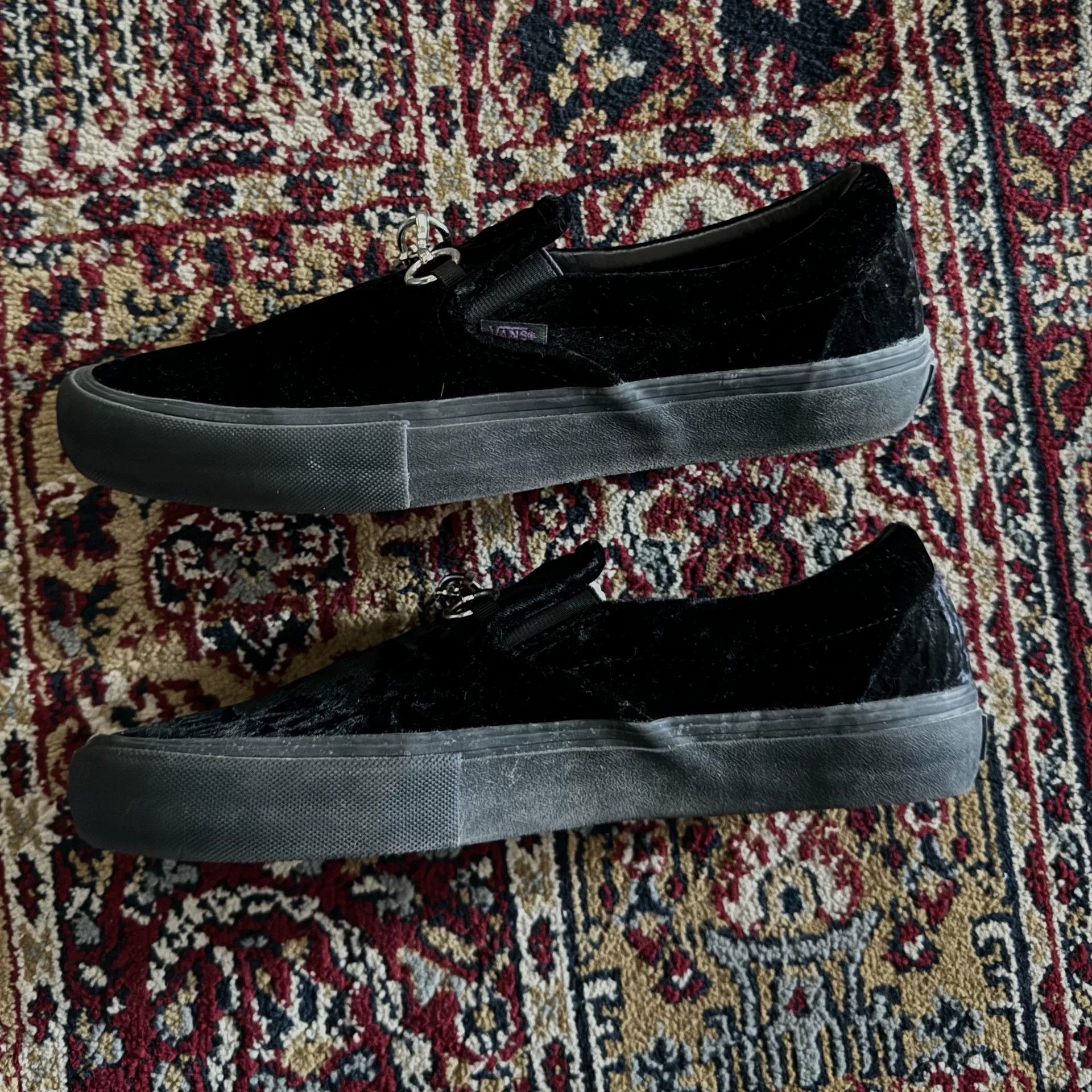 Needles Needles Vans Collaboration Black Velvet Shoes Size US 10 / EU 43 - 5 Thumbnail