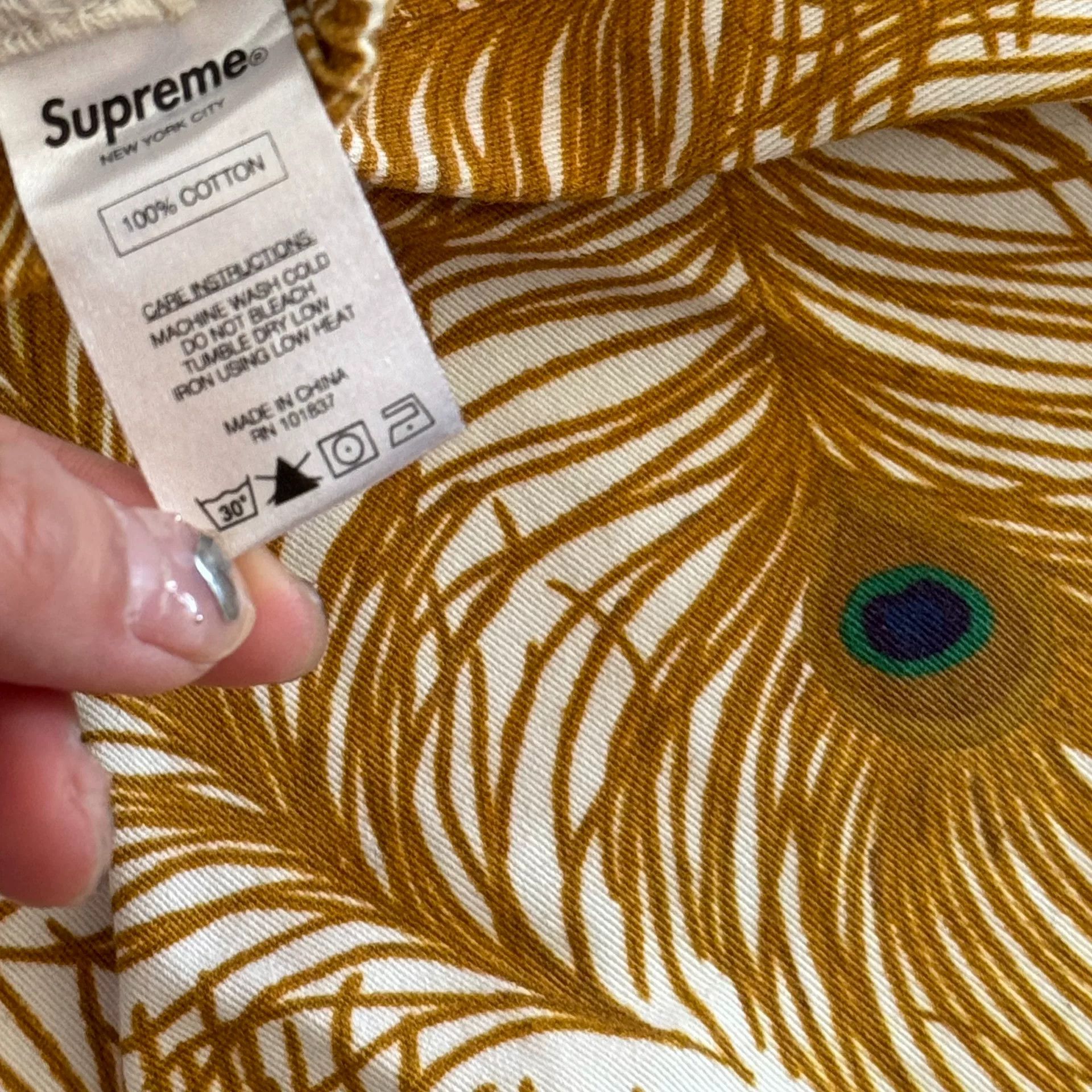 Supreme Supreme Peacock Pants SS16 Size US 31 - 3 Thumbnail