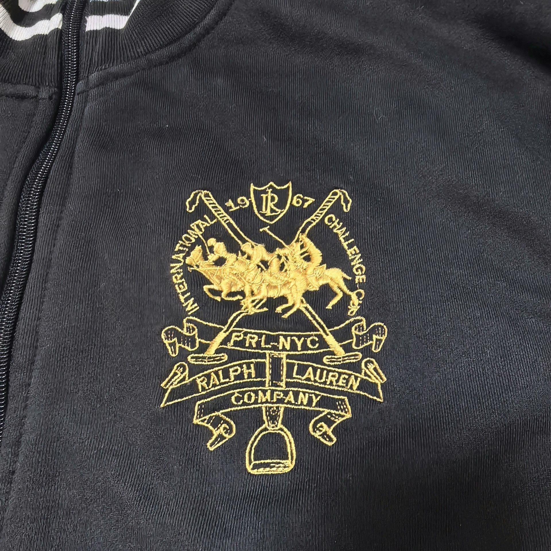 Polo Ralph Lauren 90s Ralph Lauren Polo Zip Sweatshirt Size US XL / EU 56 / 4 - 4 Thumbnail