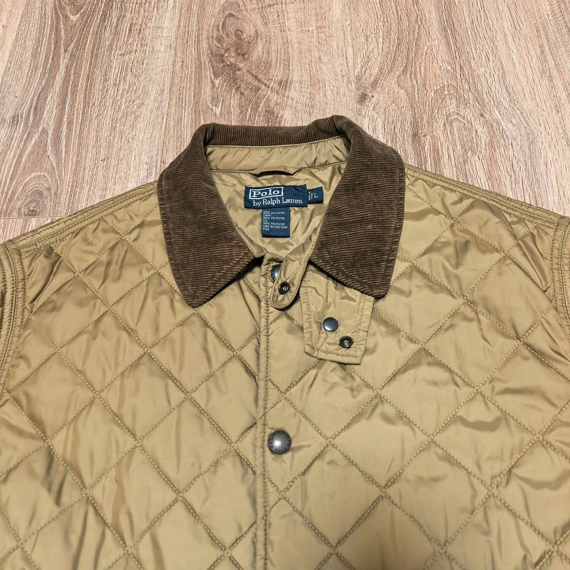 Polo Ralph Lauren Polo Ralph Lauren Corduroy Quilted Jacket Size US L / EU 52-54 / 3 - 3 Thumbnail
