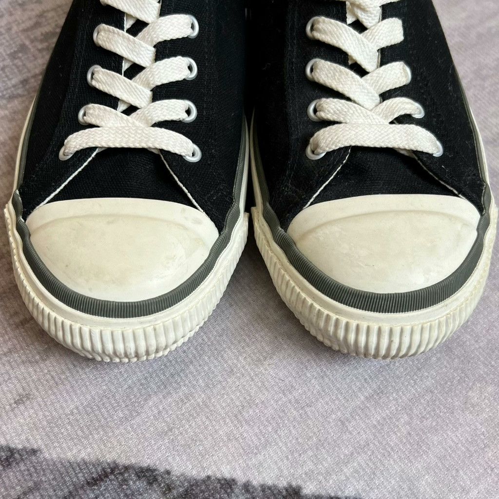 Nigel Cabourn Nigel Cabourn Retro Black Canvas Shoes Size US 11 / EU 44 - 3 Thumbnail