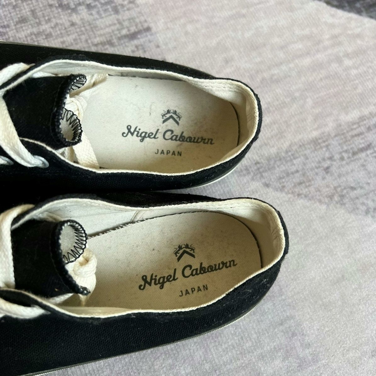 Nigel Cabourn Nigel Cabourn Retro Black Canvas Shoes Size US 11 / EU 44 - 4 Thumbnail