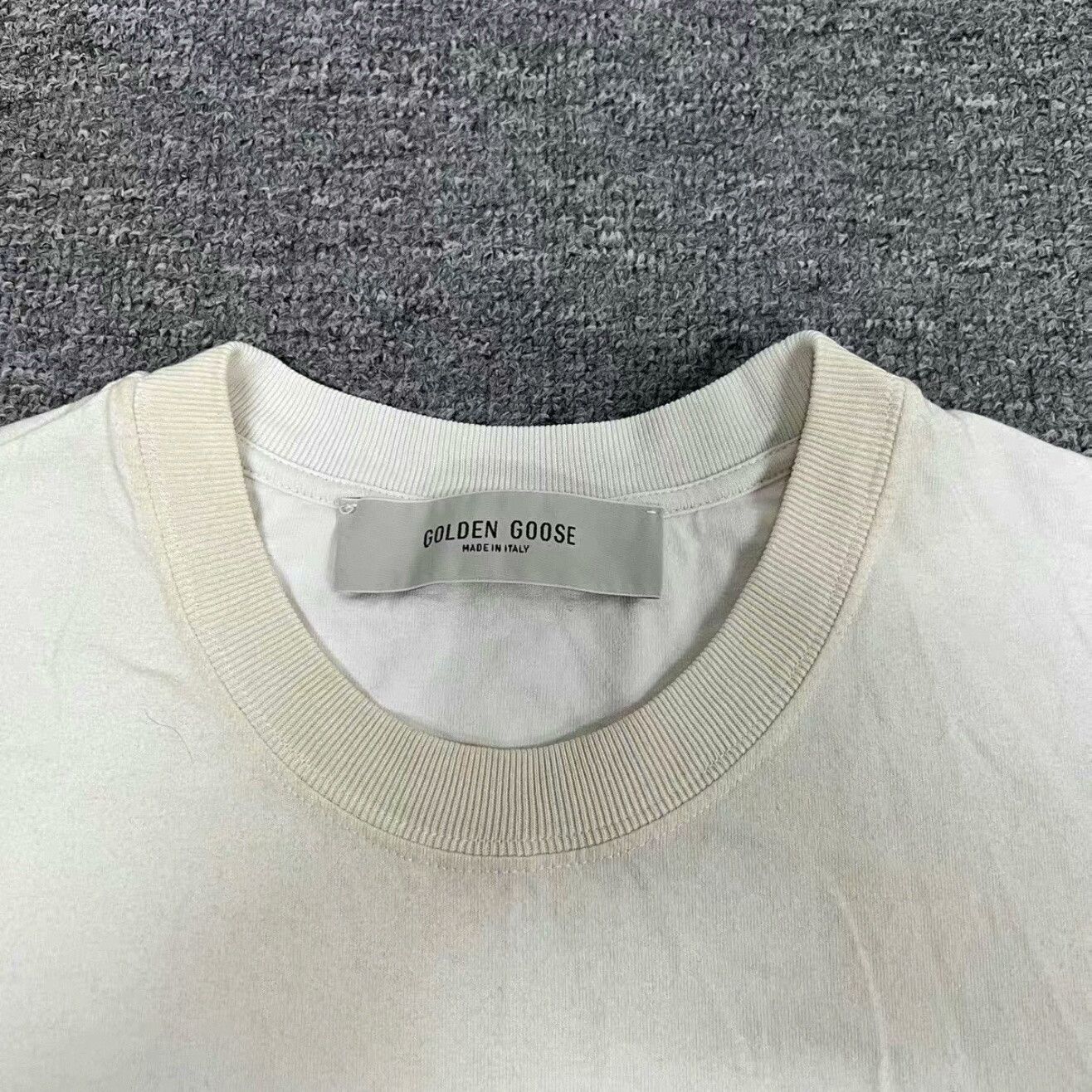 Golden Goose Golden Goose 25ss Distressed Slogan T-shirt Size US S / EU 44-46 / 1 - 4 Thumbnail