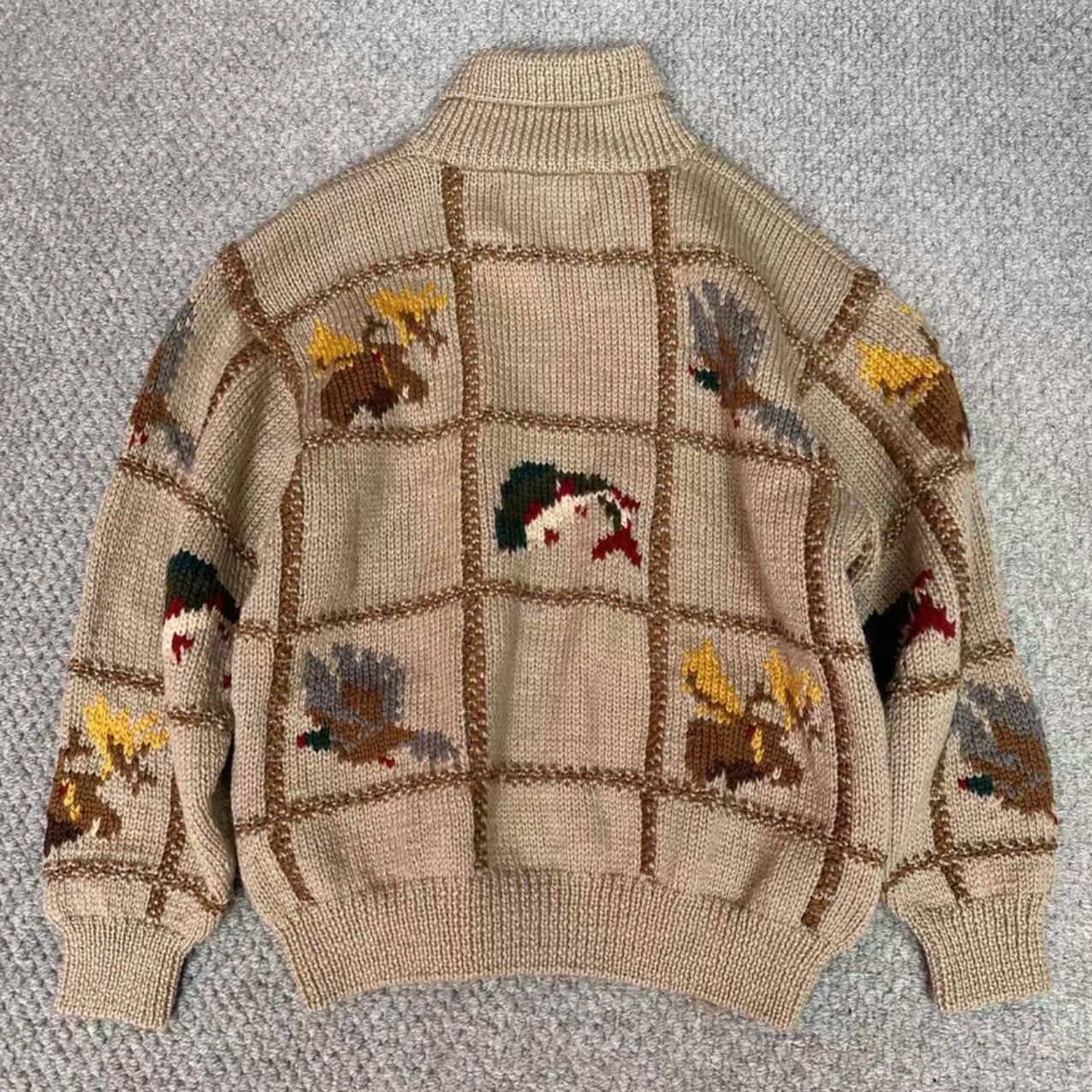 SAMI MIRO VINTAGE 90s FLASH UP Wool Knit Jacket Size US M / EU 48-50 / 2 - 2 Thumbnail