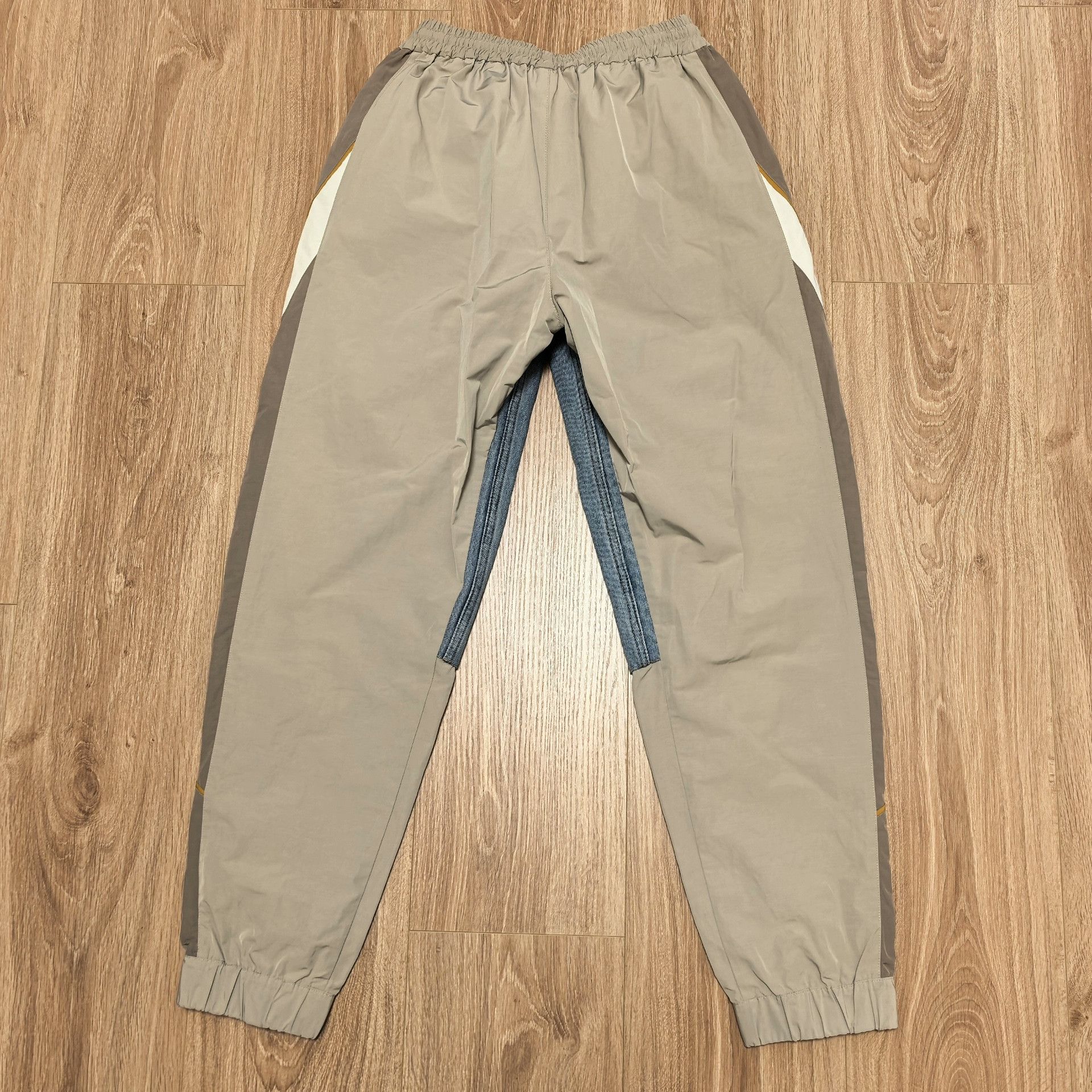 Martine Rose Martine Rose SS19 Denim Spliced Sweatpants Size US 26 / EU 42 - 2 Thumbnail
