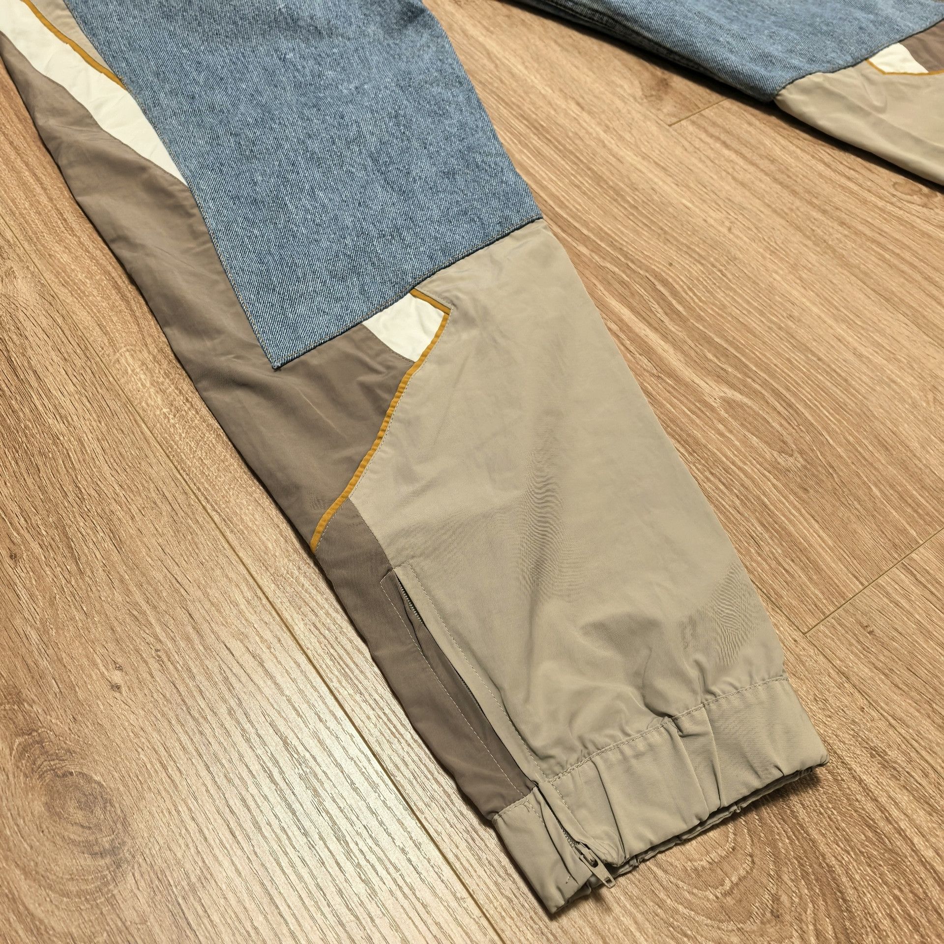 Martine Rose Martine Rose SS19 Denim Spliced Sweatpants Size US 26 / EU 42 - 4 Thumbnail