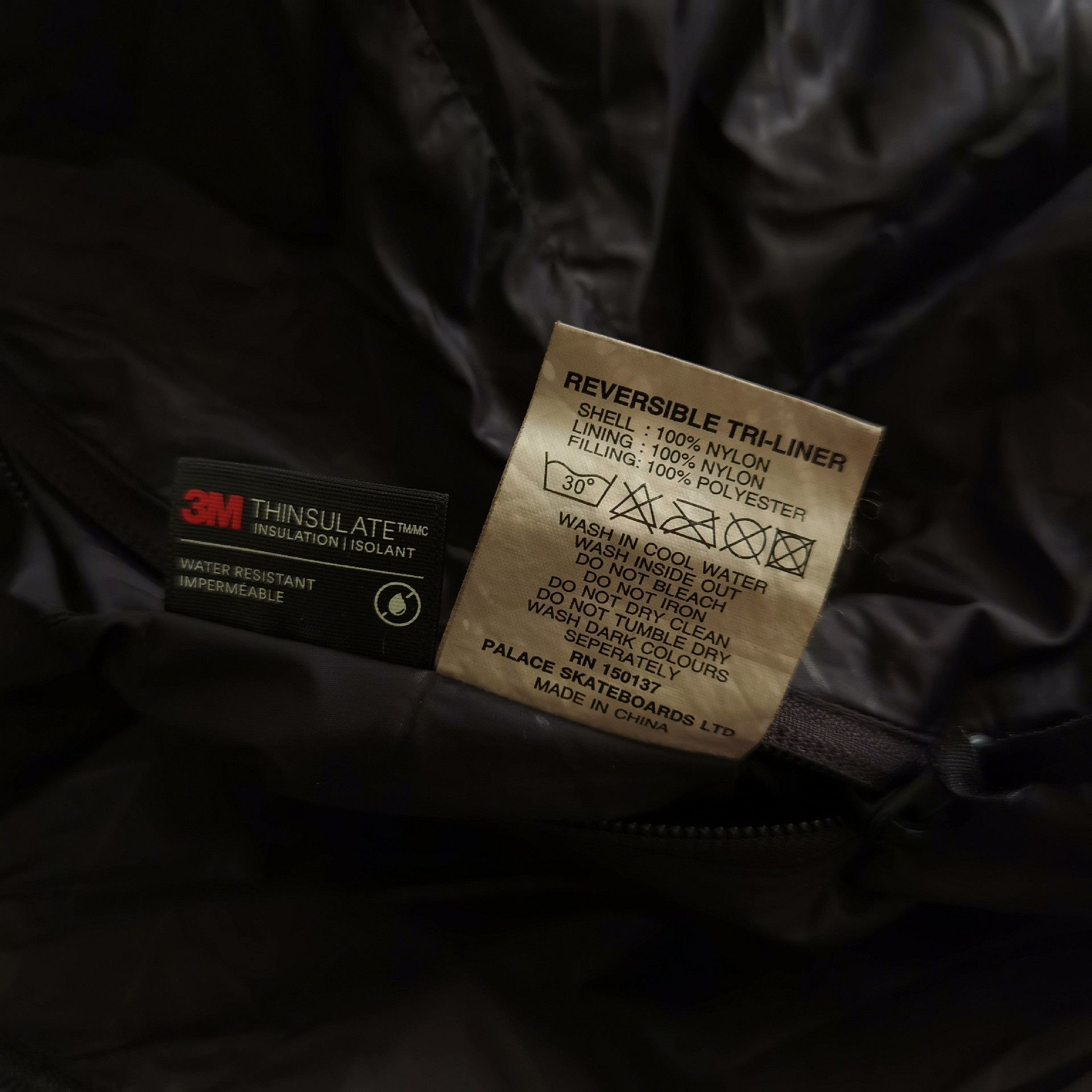 Palace Palace Reversible Rainproof Puffer Jacket Size US S / EU 44-46 / 1 - 8 Thumbnail