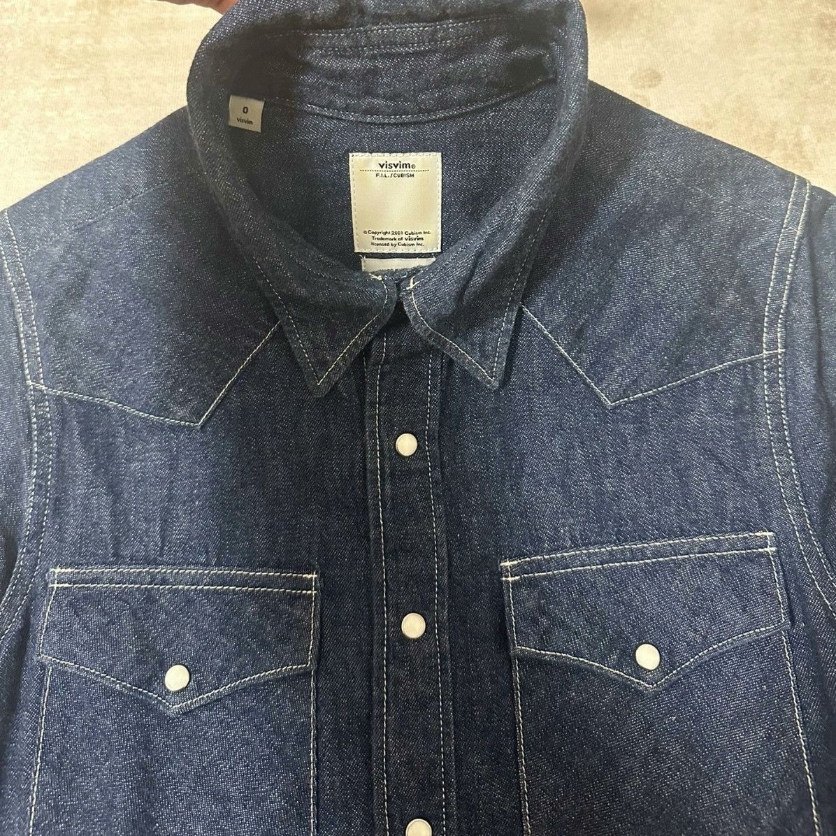 Visvim VISVIM Bandana Patchwork Denim Shirt Size US XS / EU 42 / 0 - 4 Thumbnail