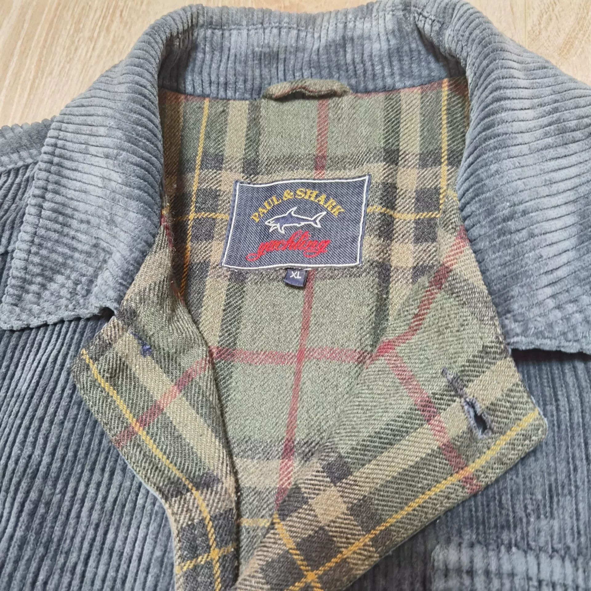 Paul & Shark PAUL&SHARK 90s Corduroy Field Jacket Size US XL / EU 56 / 4 - 4 Thumbnail