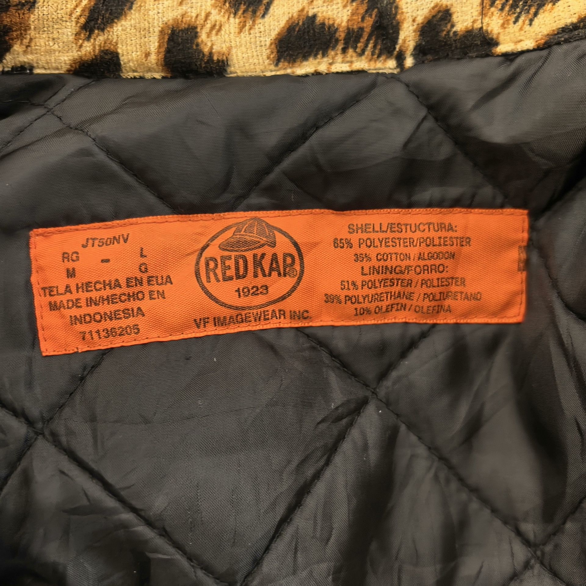 Red Kap 90s REDKAP Leopard Workwear Jacket Size US L / EU 52-54 / 3 - 6 Thumbnail