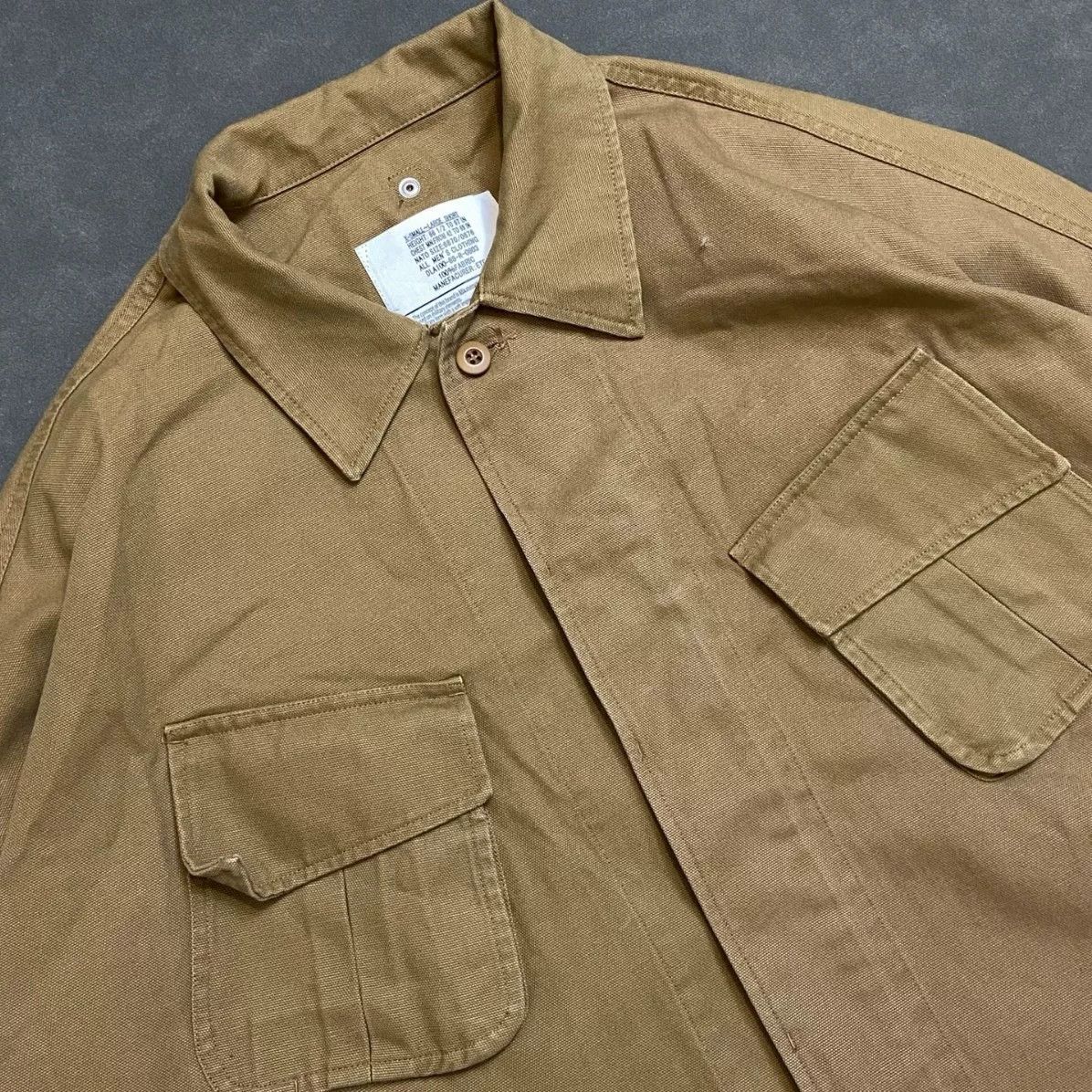 Vanishing Elephant elephant TRIBAL 20AW Canvas Utility Jacket Size US M / EU 48-50 / 2 - 3 Thumbnail