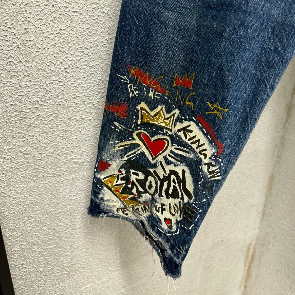 Dolce & Gabbana DG Hand-painted Distressed Jeans Size US 32 / EU 48 - 6 Thumbnail