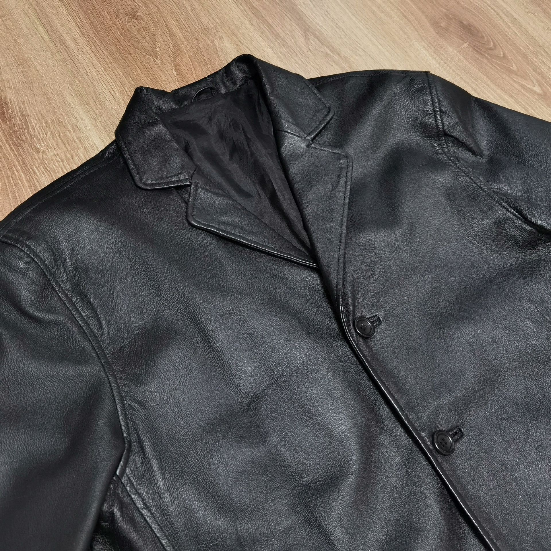 Ralph Lauren Vintage Ralph Lauren Leather Blazer Size US L / EU 52-54 / 3 - 4 Thumbnail
