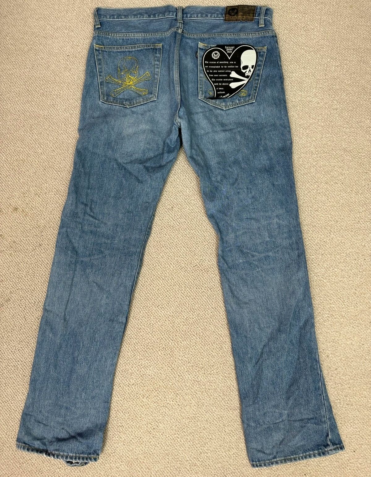 Roen Roen Japan Distressed Double Layer Jeans Size US 34 / EU 50 - 2 Thumbnail
