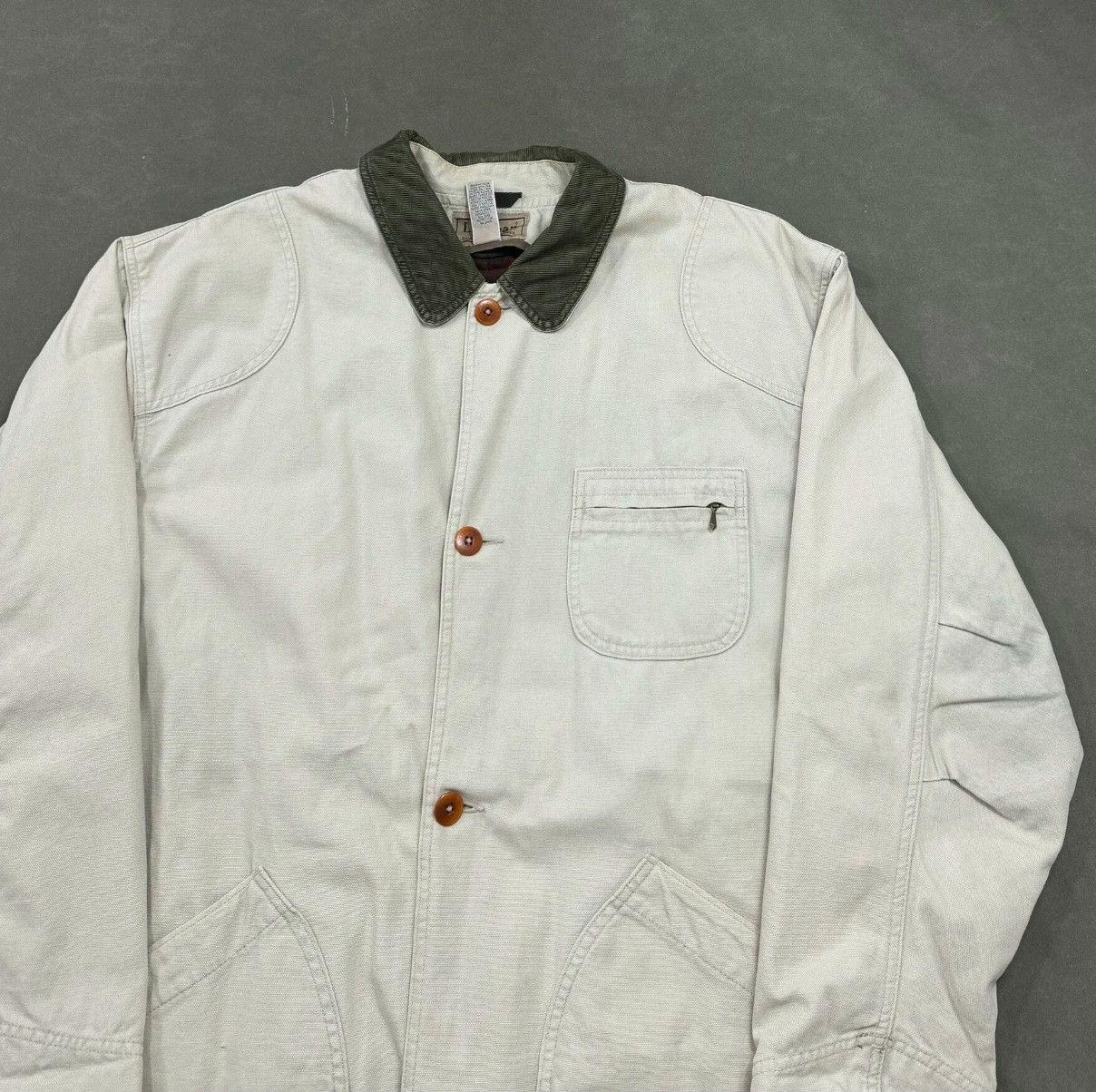 L.L. Bean 90s L.L.Bean Hunting Canvas Cotton Jacket Size US XL / EU 56 / 4 - 3 Thumbnail