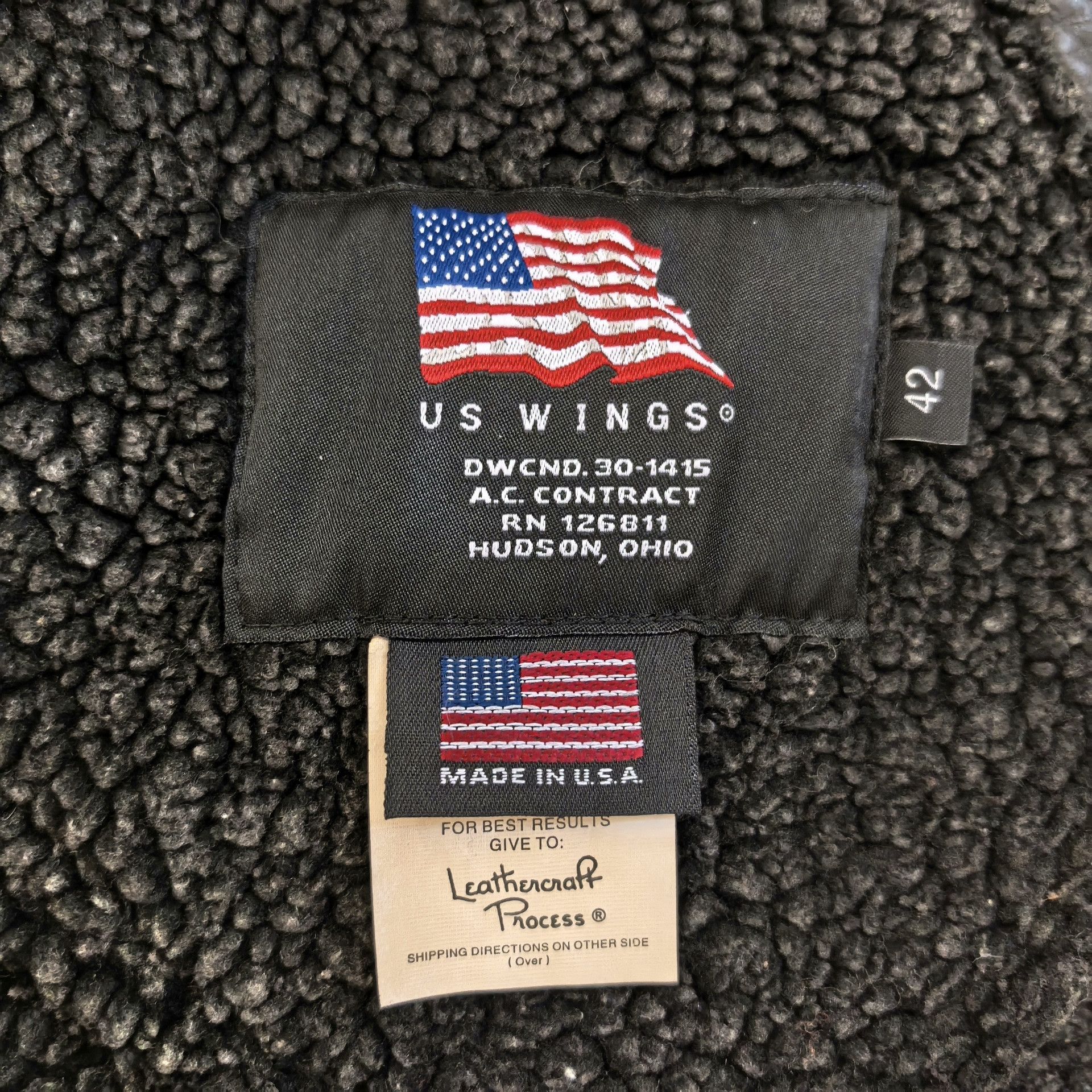 Cockpit USA US WINGS B3 Leather Fur Coat Size US XS / EU 42 / 0 - 7 Thumbnail