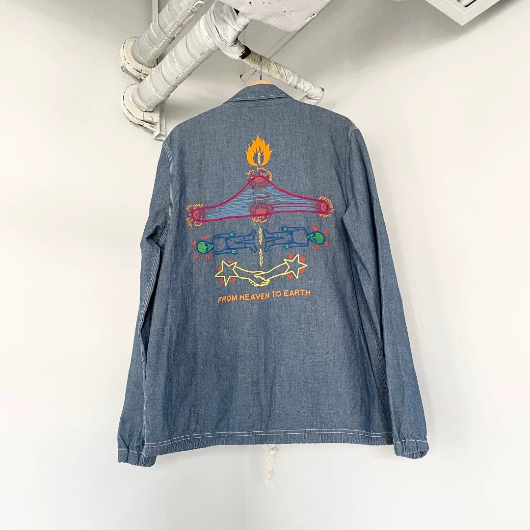 Brain Dead Brain Dead Embroidered Coach Jacket Size US M / EU 48-50 / 2 - 2 Thumbnail