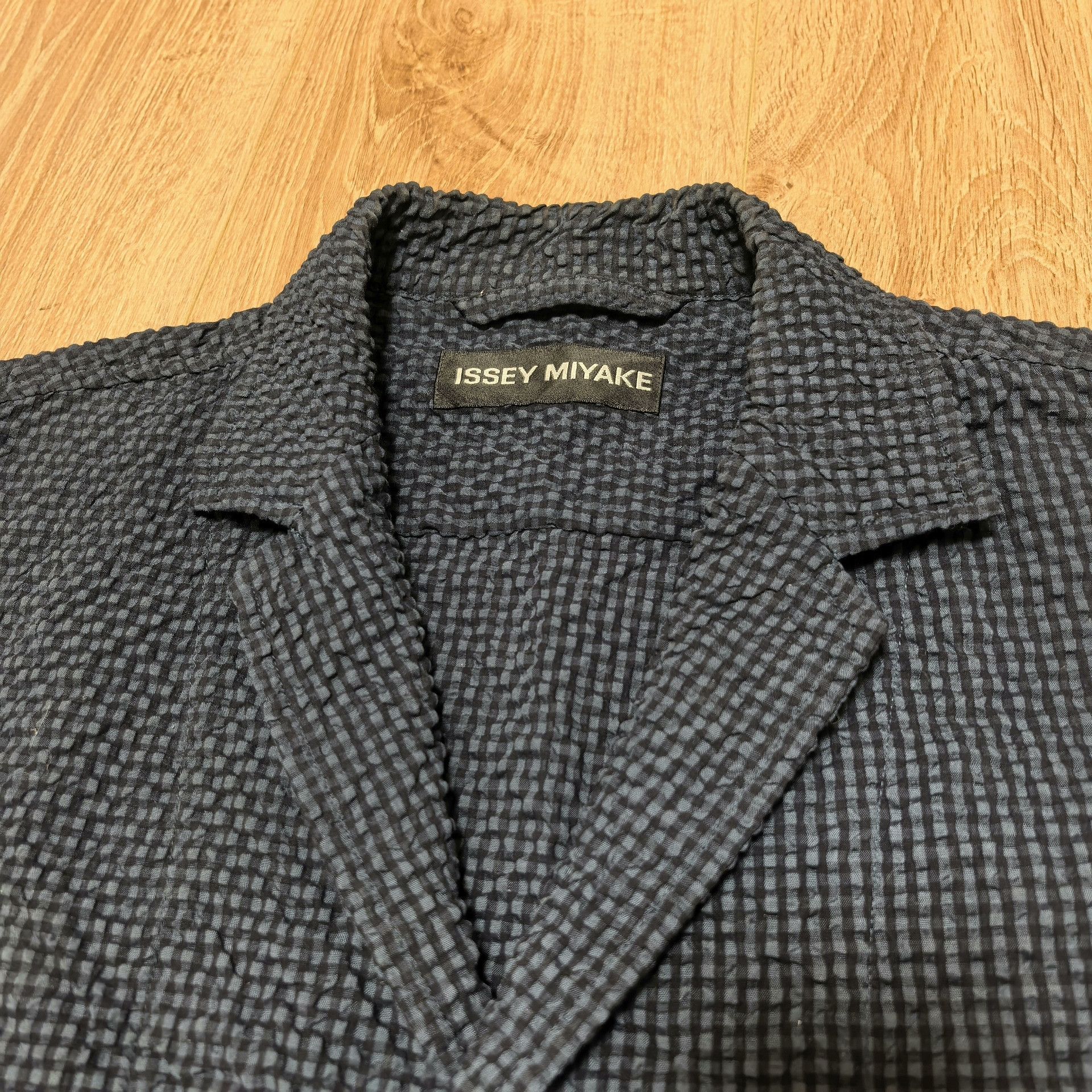 Issey Miyake Issey Miyake Seersucker Blazer Japan Size US M / EU 48-50 / 2 - 3 Thumbnail