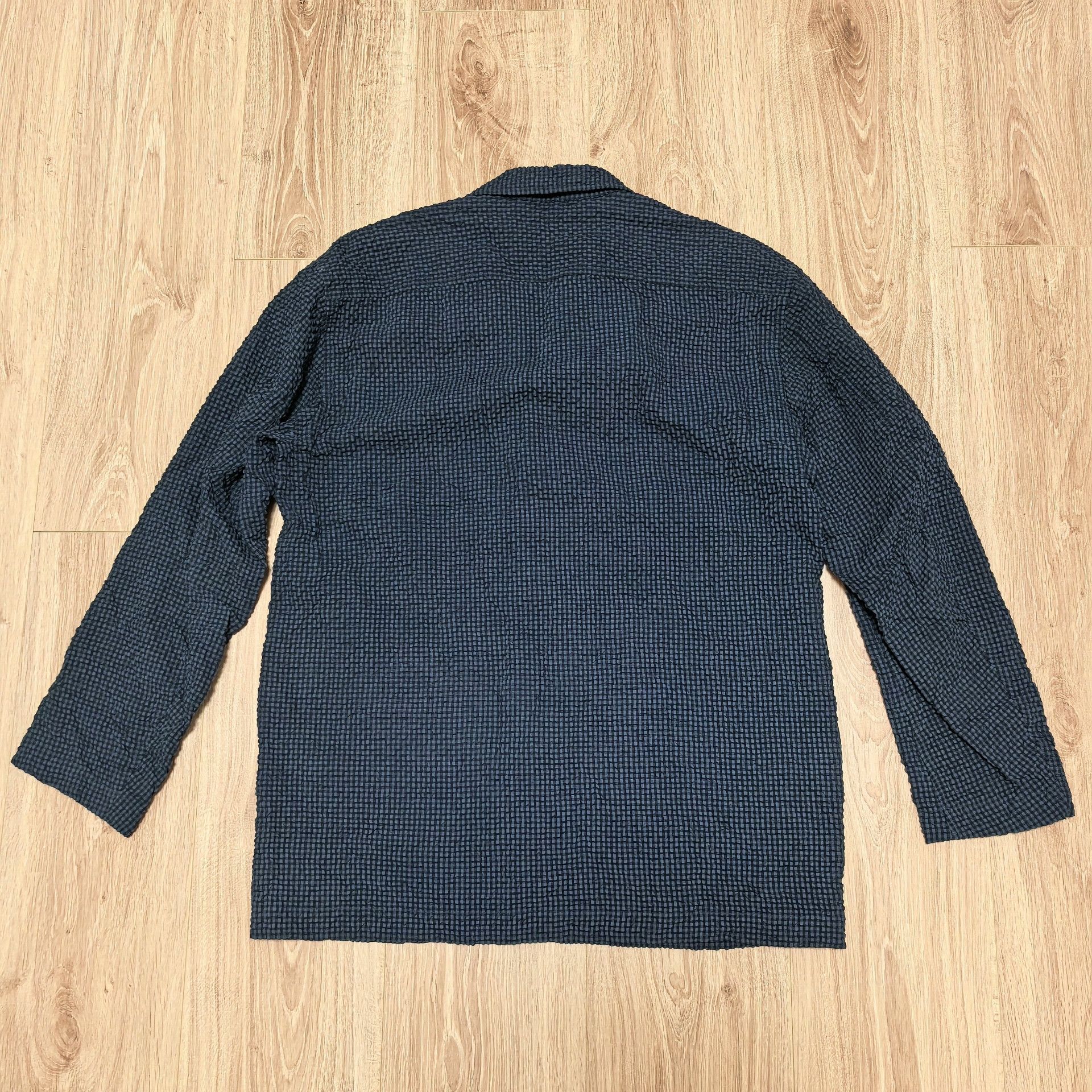 Issey Miyake Issey Miyake Seersucker Blazer Japan Size US M / EU 48-50 / 2 - 2 Thumbnail