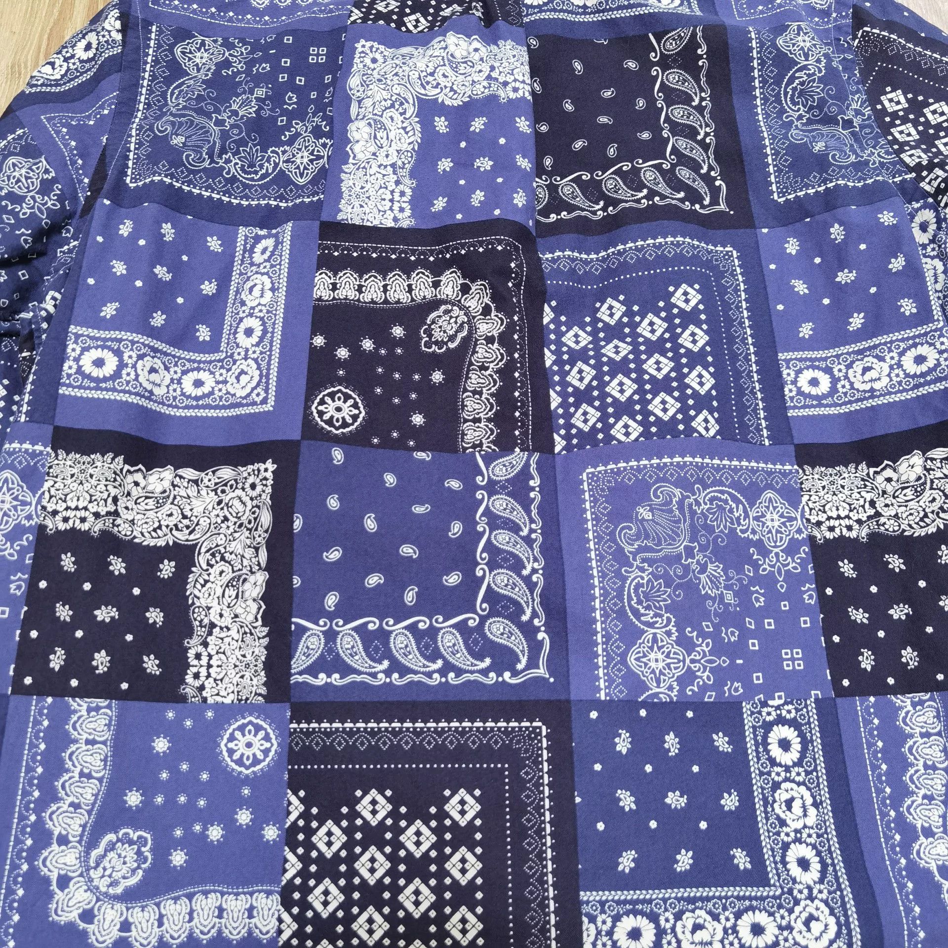 Ralph Lauren RALPH LAUREN Bandana Patchwork Shirt Size US XXL / EU 58 / 5 - 5 Thumbnail
