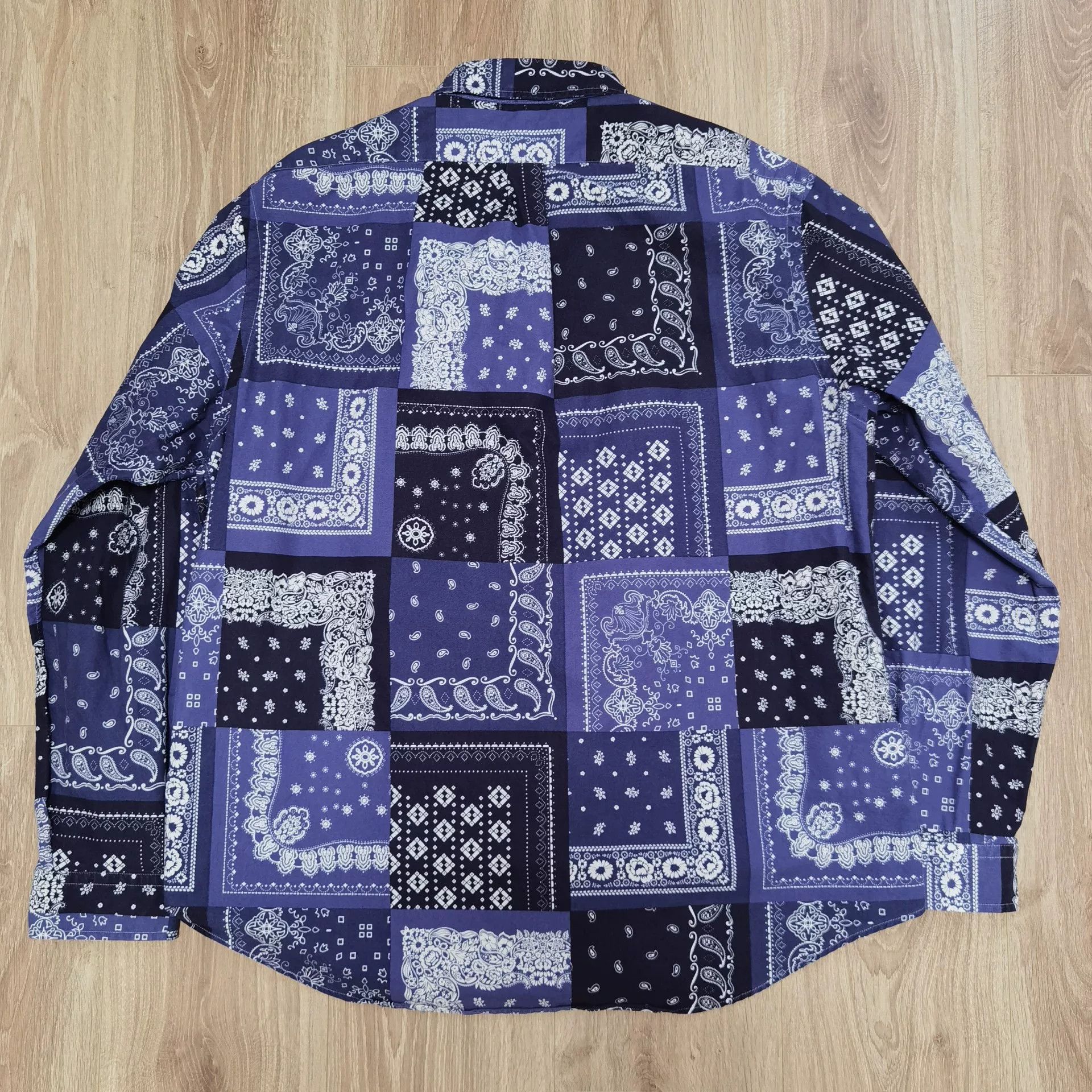 Ralph Lauren RALPH LAUREN Bandana Patchwork Shirt Size US XXL / EU 58 / 5 - 2 Thumbnail