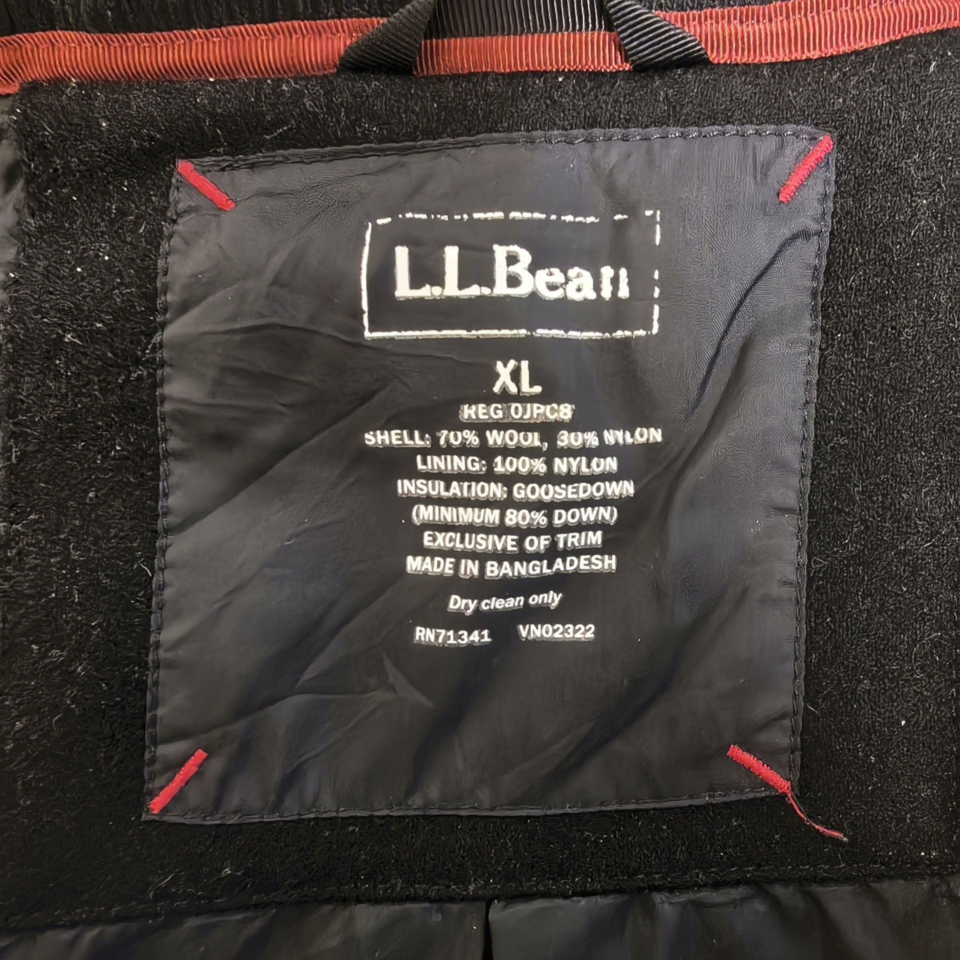 L.L. Bean L.L.Bean Wool Down Jacket Size US XL / EU 56 / 4 - 5 Thumbnail