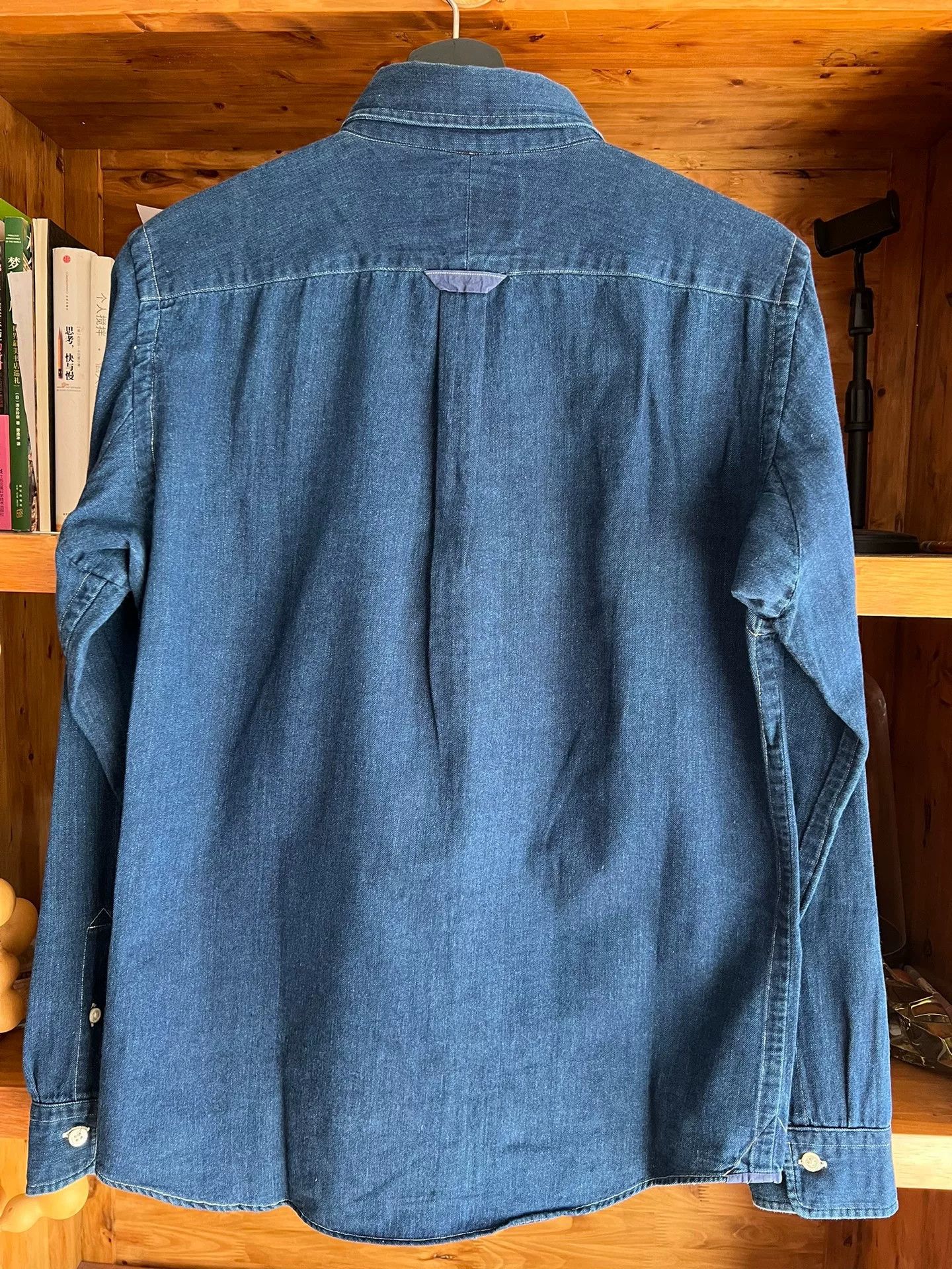 Nanamica Nanamica Japanese Indigo Denim Shirt Size US S / EU 44-46 / 1 - 7 Thumbnail