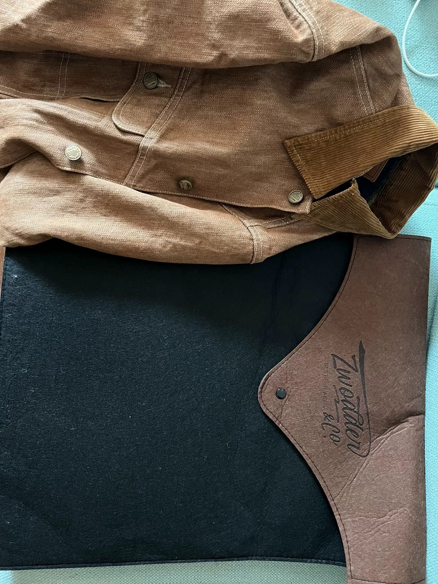 zerrows Zwodder 16OZ Denim Storm Rider Jacket Size US S / EU 44-46 / 1 - 7 Thumbnail