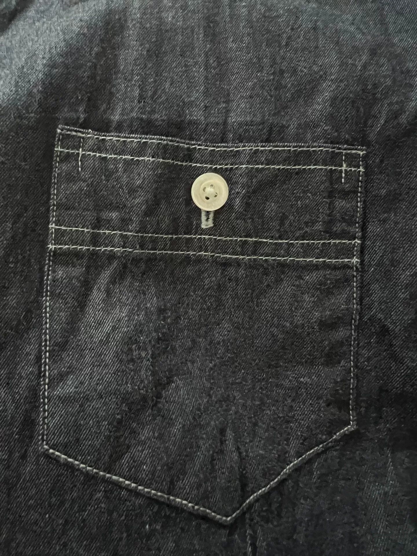 Old Joe Old Joe Indigo Dyed Stand Collar Work Shirt Size US M / EU 48-50 / 2 - 9 Thumbnail