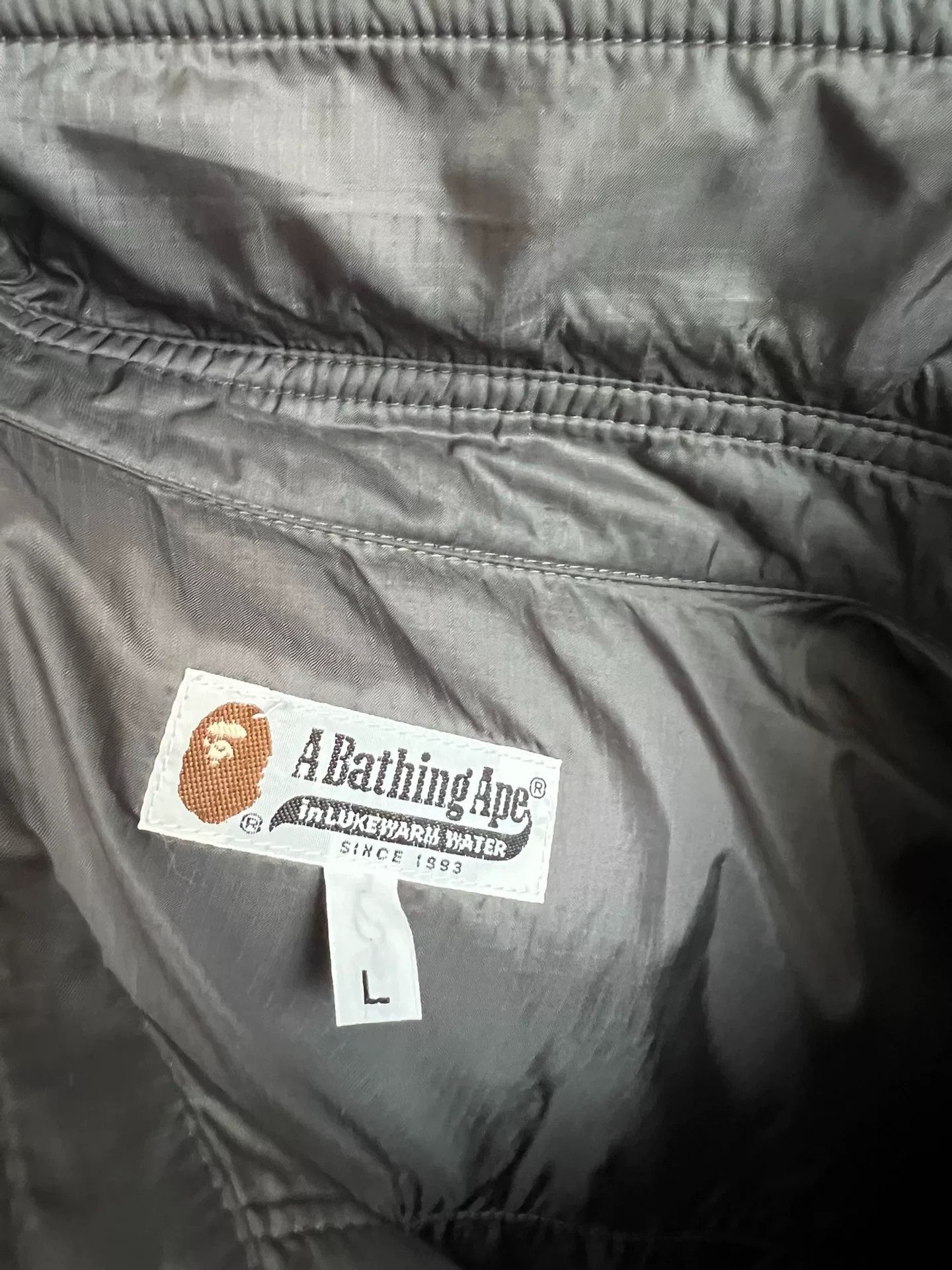Bape A Bathing Ape Shirt Down Jacket Size US L / EU 52-54 / 3 - 8 Thumbnail