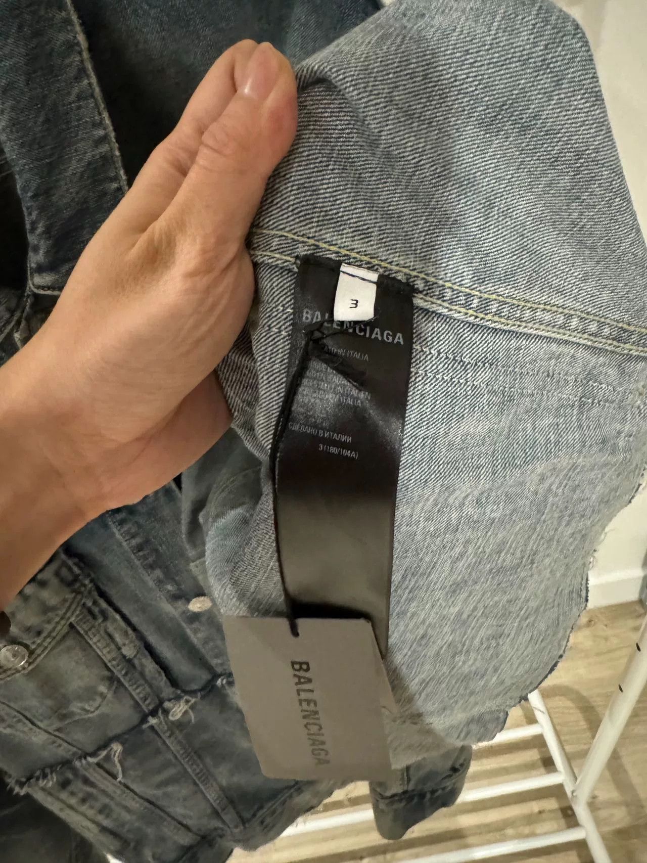 Balenciaga Balenciaga Spliced Shirt Size US L / EU 52-54 / 3 - 5 Thumbnail