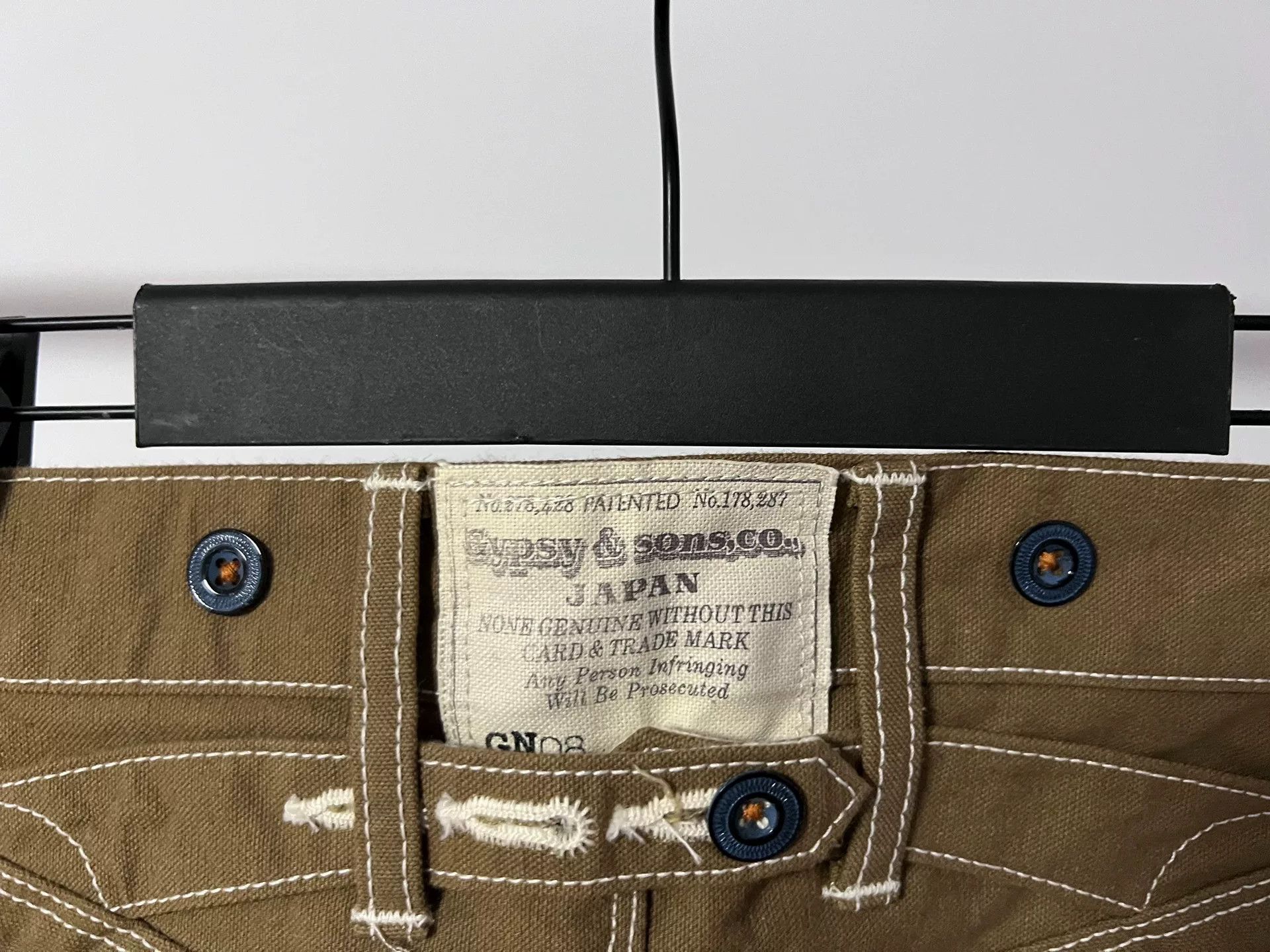 Gypsy Gypsy Sons Khaki Jeans Size US 31 - 6 Thumbnail