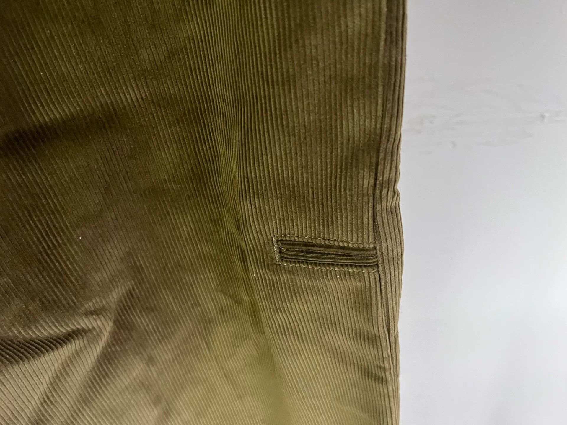 Fortela Fortela Green Corduroy Casual Pants Size US 33 - 7 Thumbnail